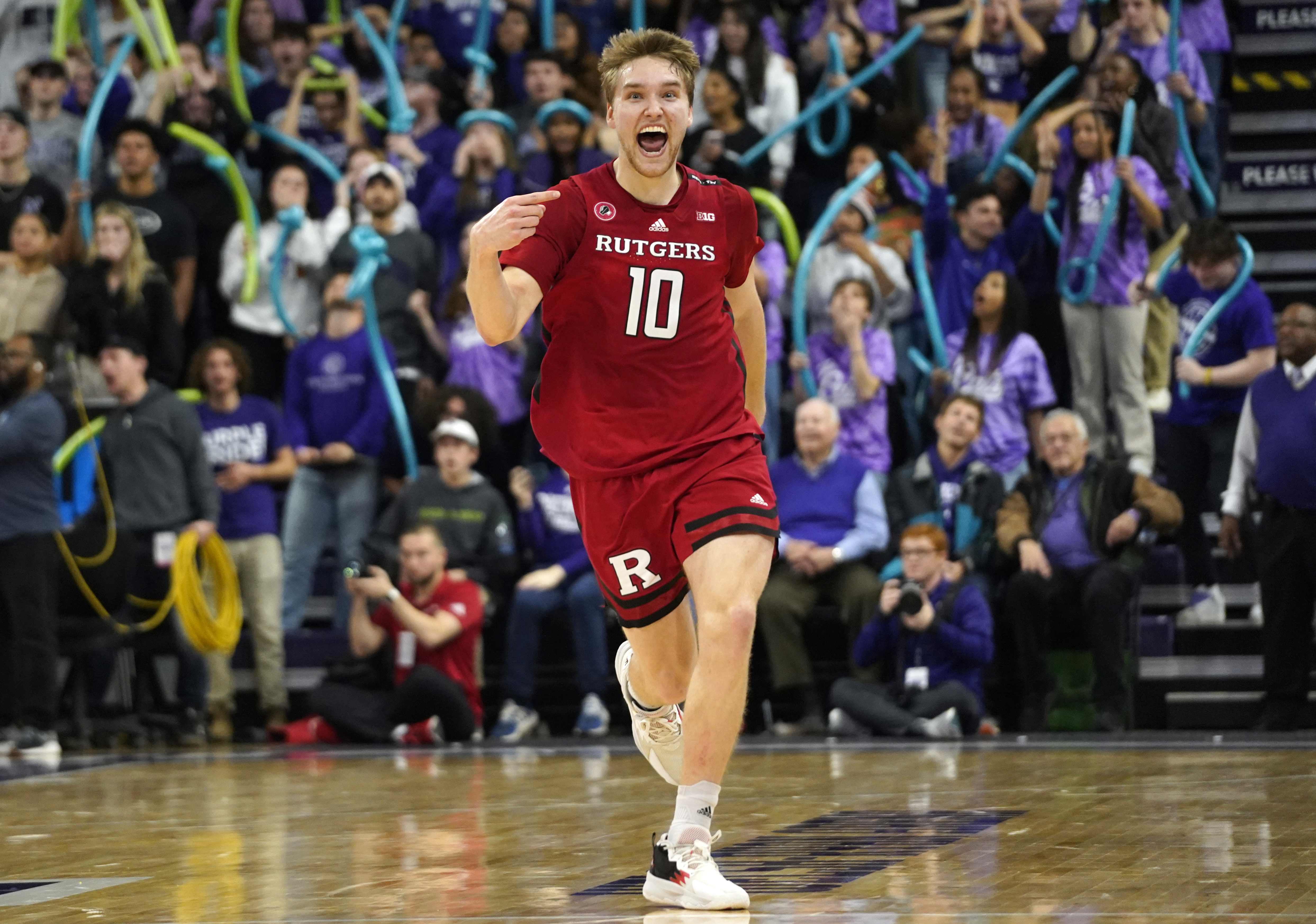 Cam Spencer Rutgers Scarlet Knights Northwestern Wildcats basketball