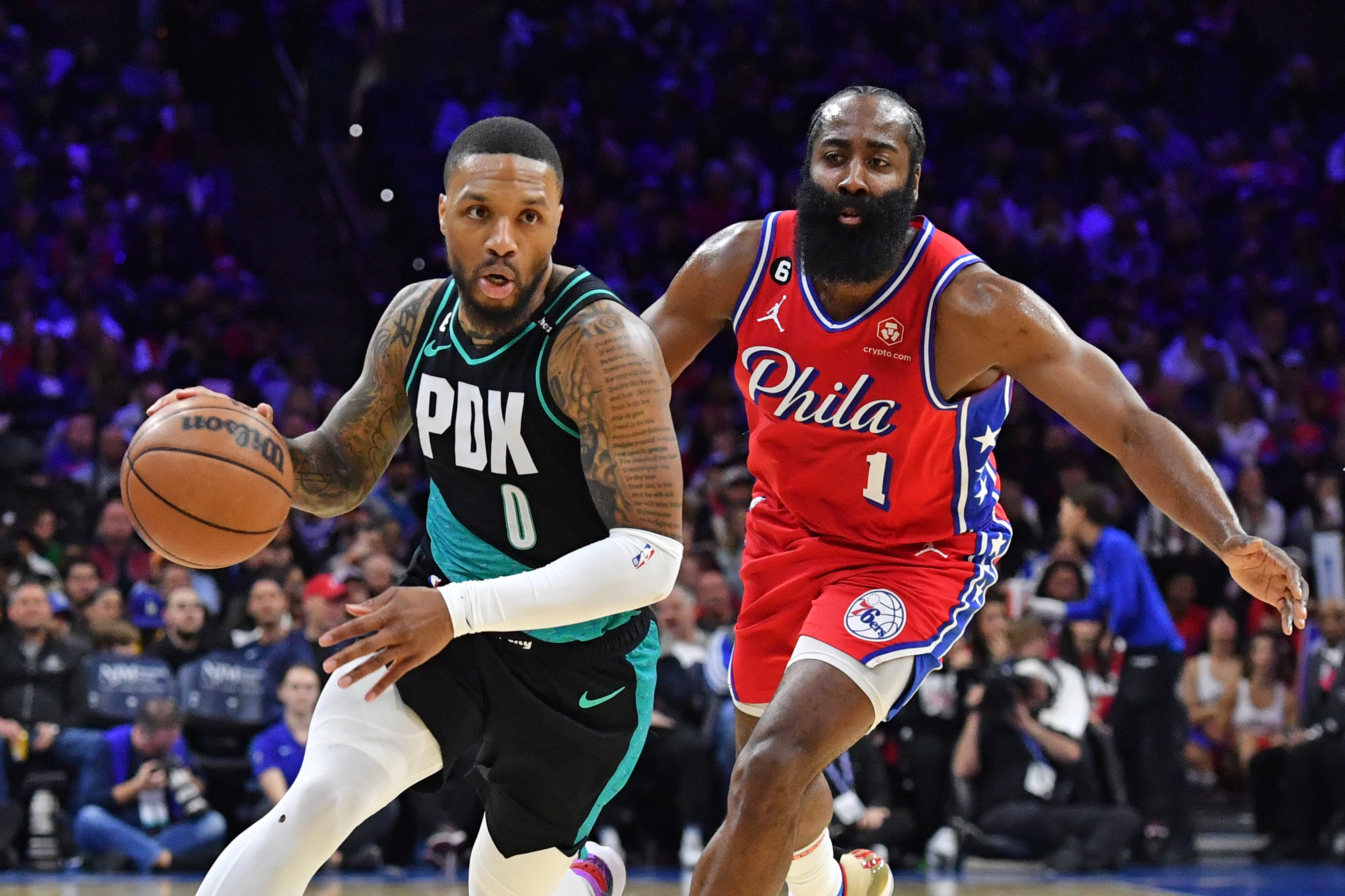 James Harden Philadelphia 76ers NBA free agency destinations opt out Damian Lillard Portland Trail Blazers