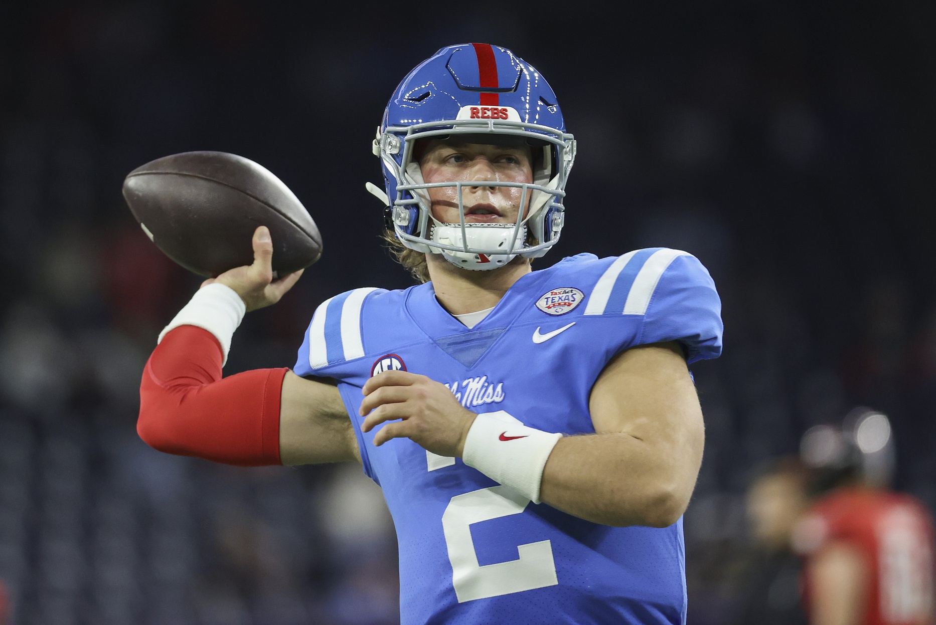 Jaxson Dart Ole Miss Rebels USC Trojans Roy High School Corner Canyon football Utah top 10 all-time leading passers