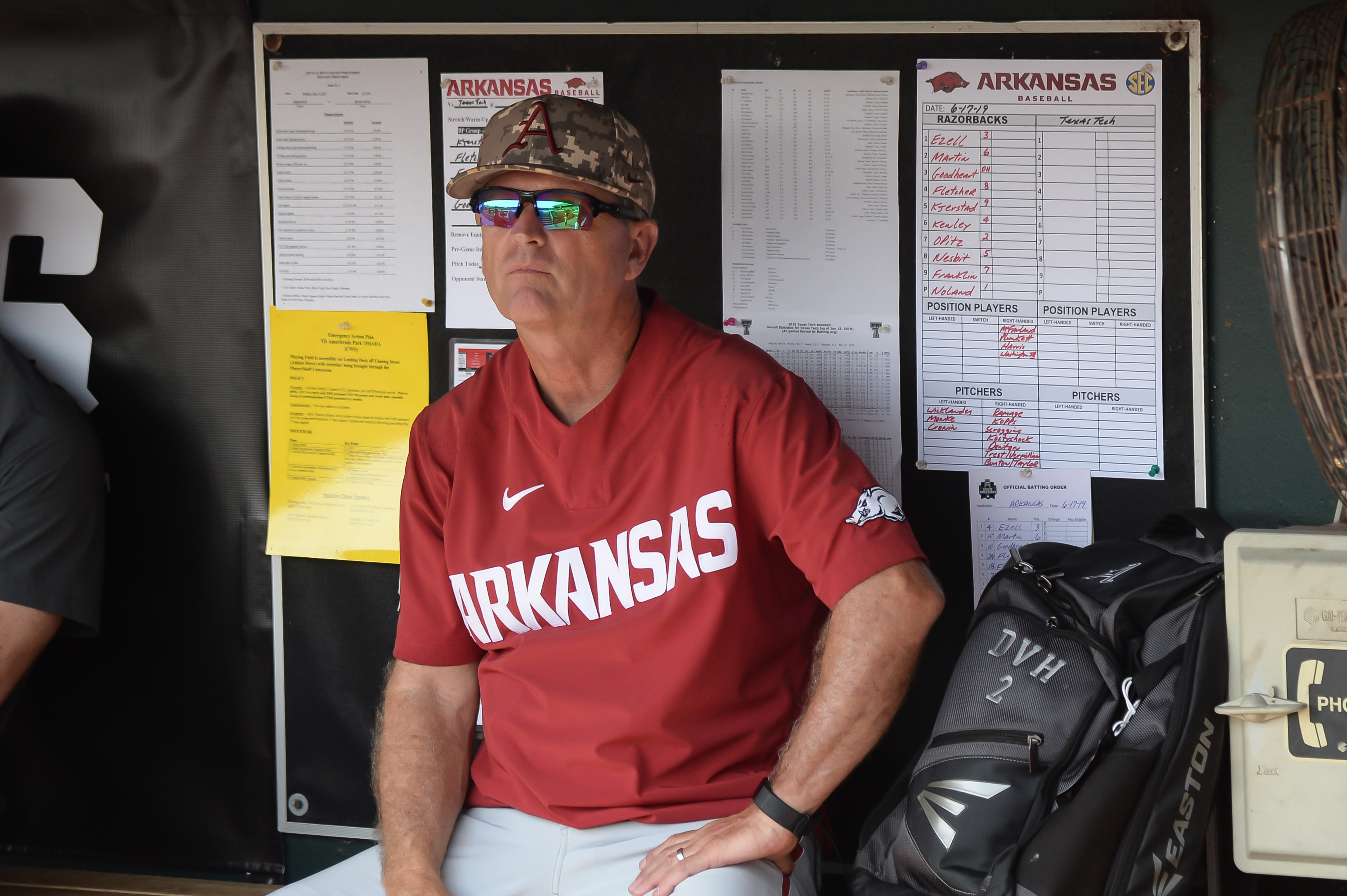 Arkansas Razorbacks sec head coach Dave Van Horn