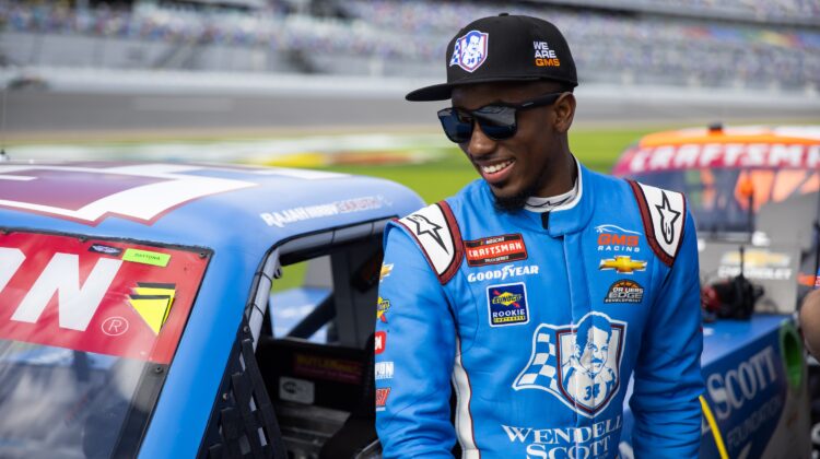 Rajah Caruth learning on and off the track in NASCAR journey