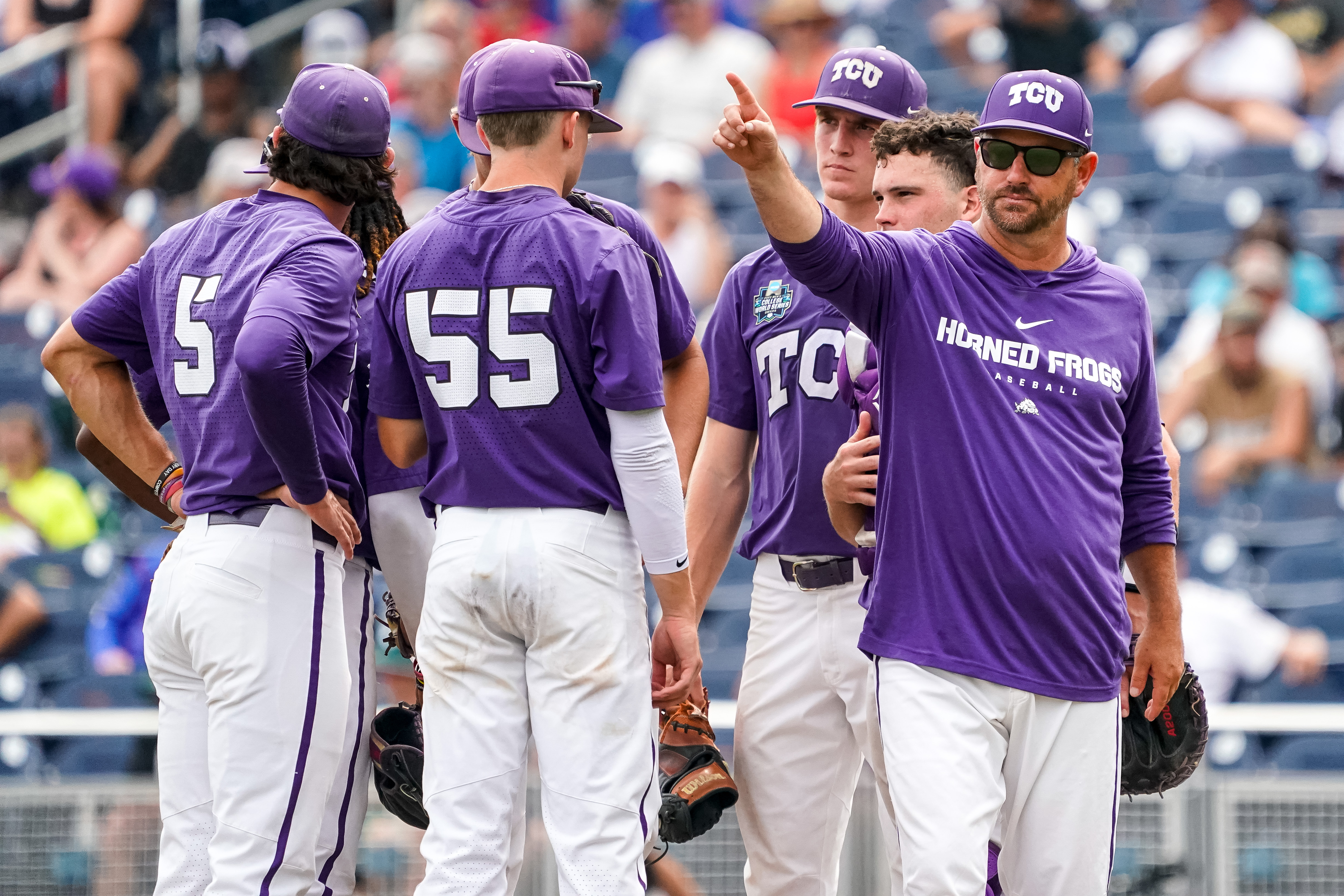 Kirk Saarloos TCU horned forgs head baseball coach Big 12