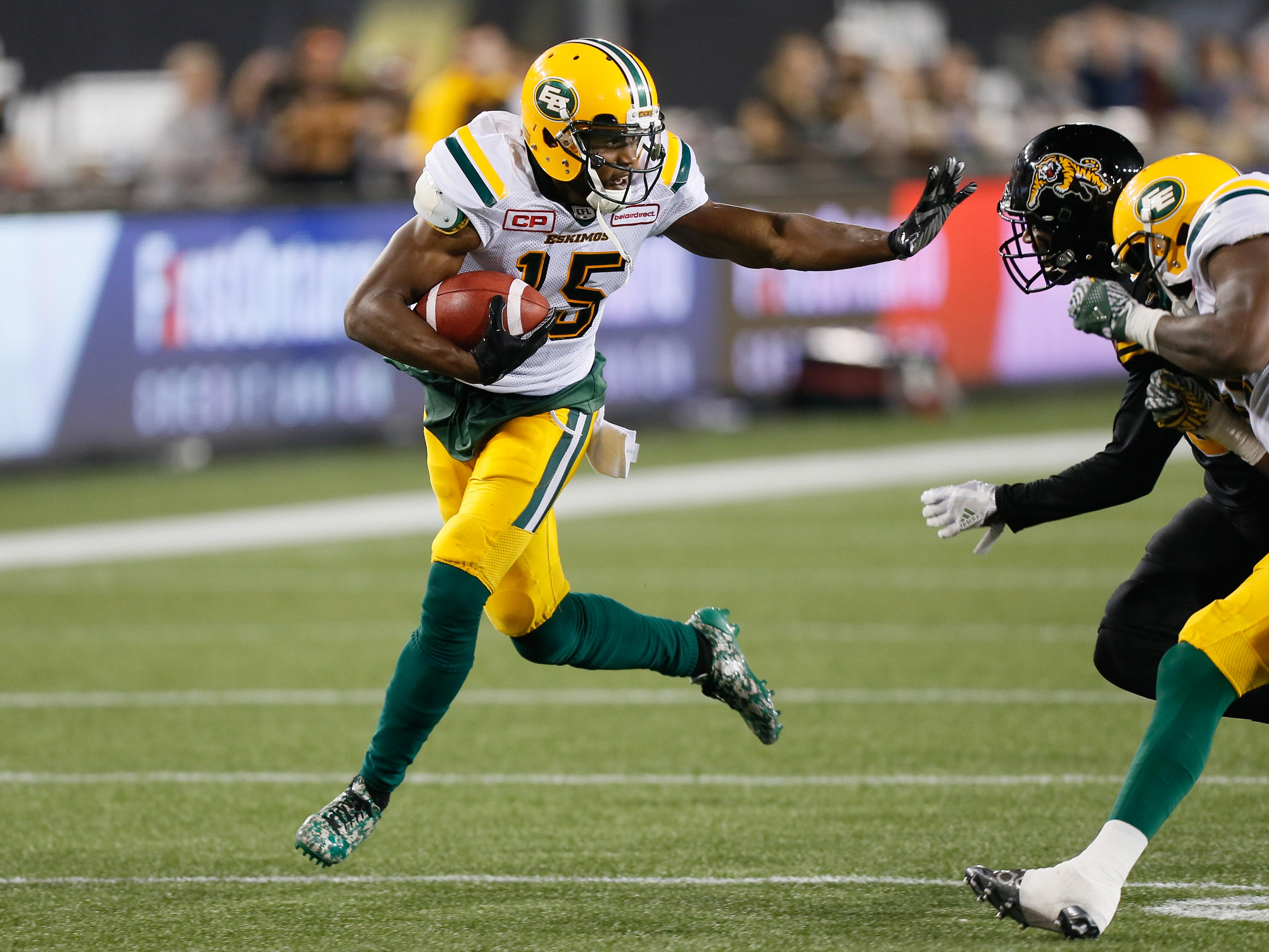 Vidal Hazelton Edmonton Eskimos Hargrave Military Academy football