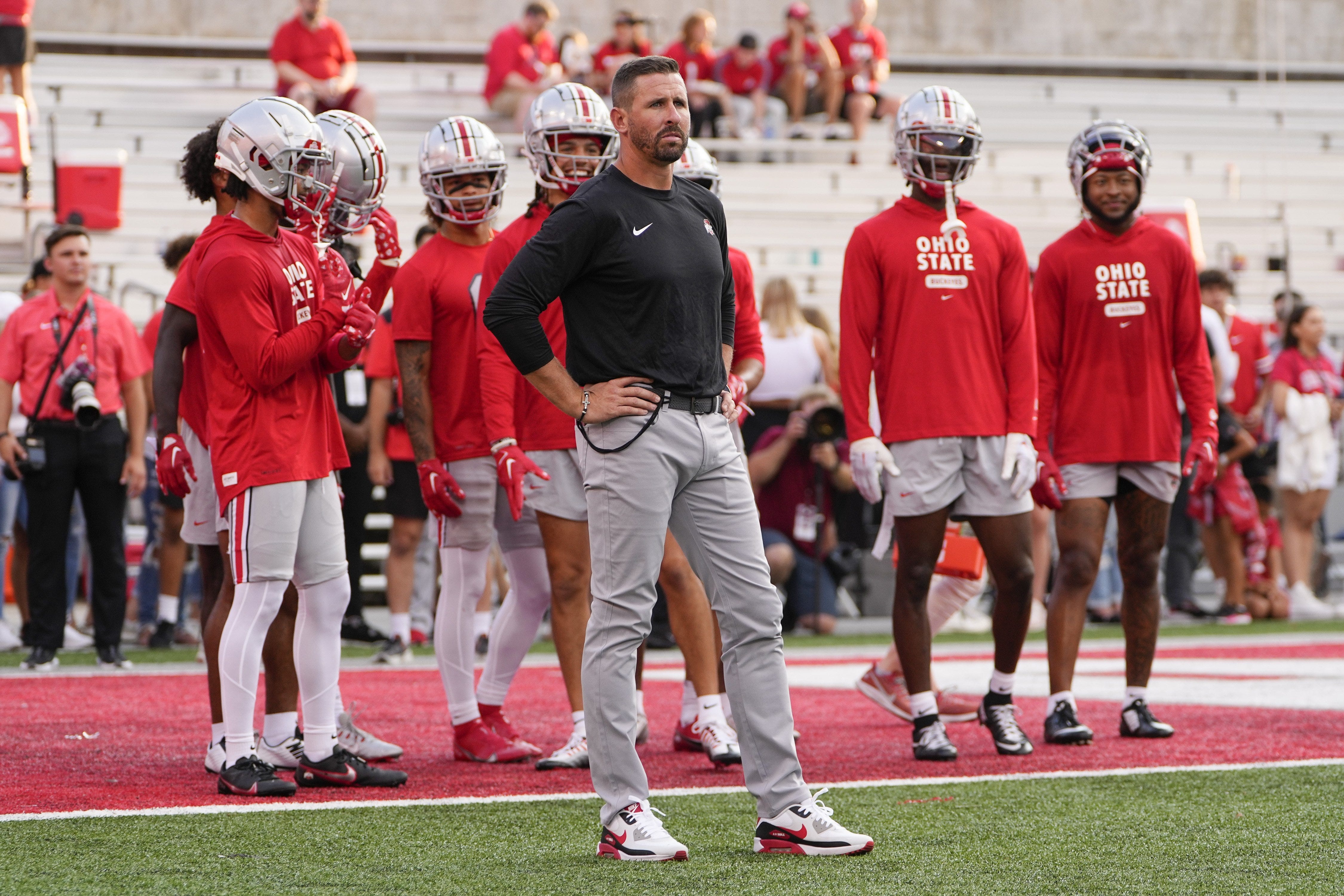 Brain Hartline Ohio State Buckeyes offensive coordinator Northwestern Wildcats football