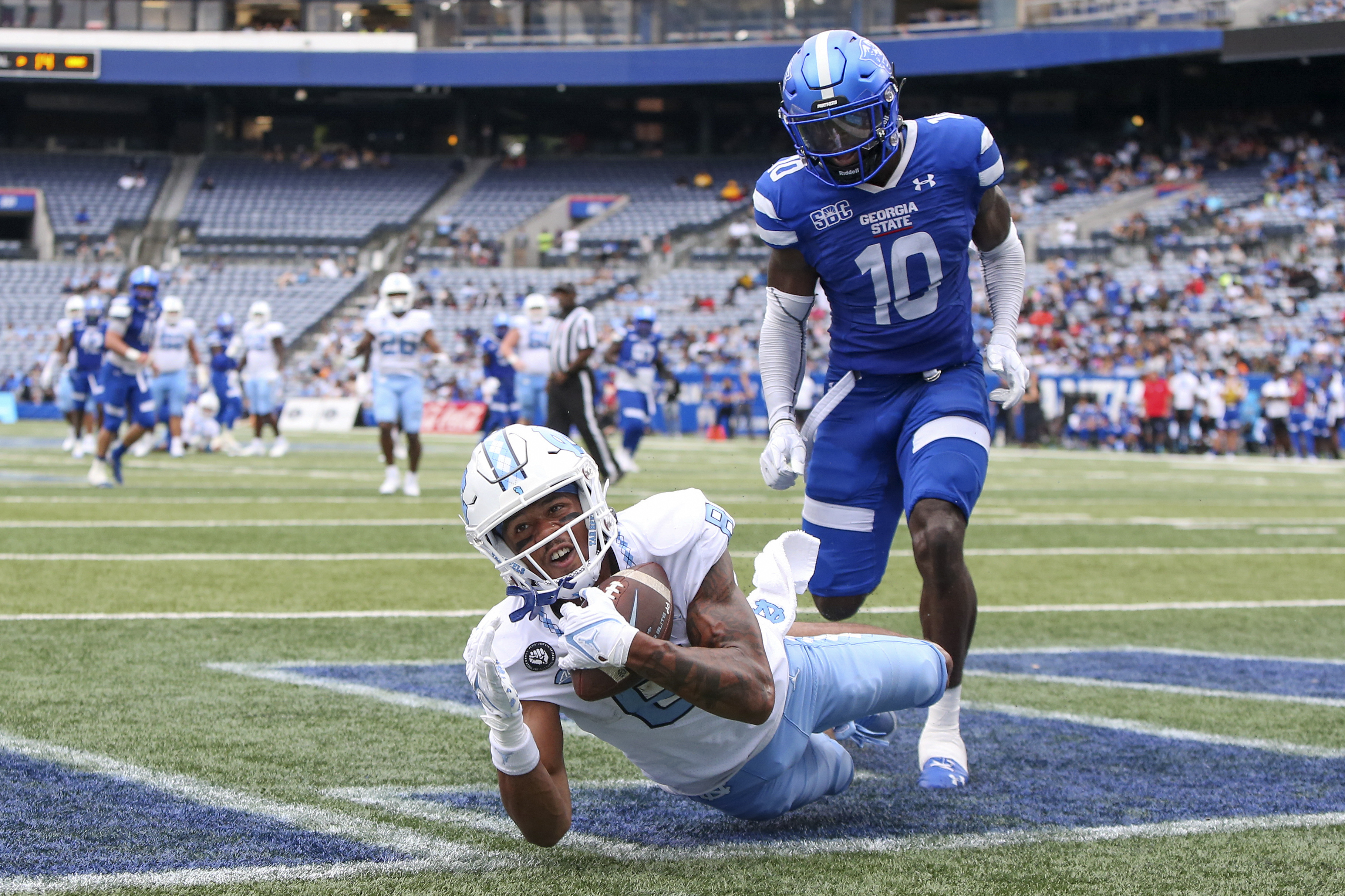Kobe Paysour UNC Tar Heels North Carolina high school career receiving yards leaders
