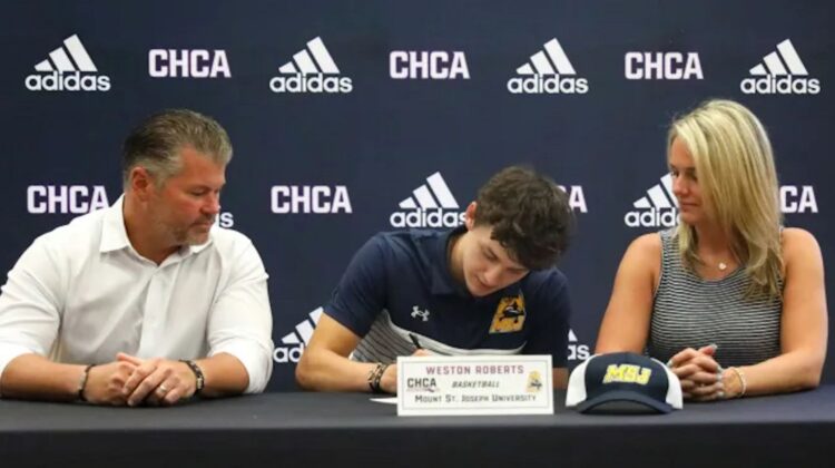 CHCA senior Weston Roberts to play college basketball at Mount St. Joseph