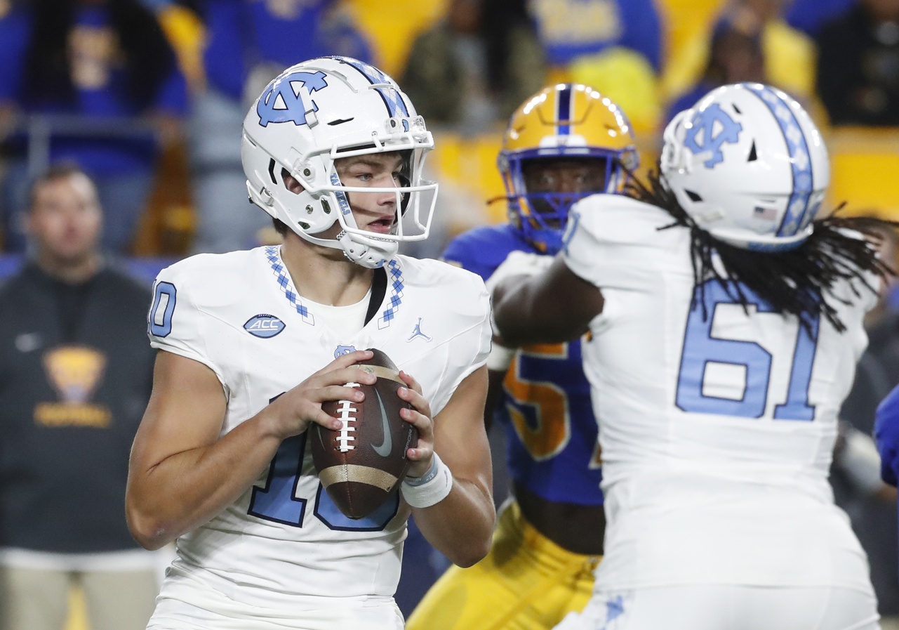 Drake Maye North Carolina Tar Heels top quarterbacks