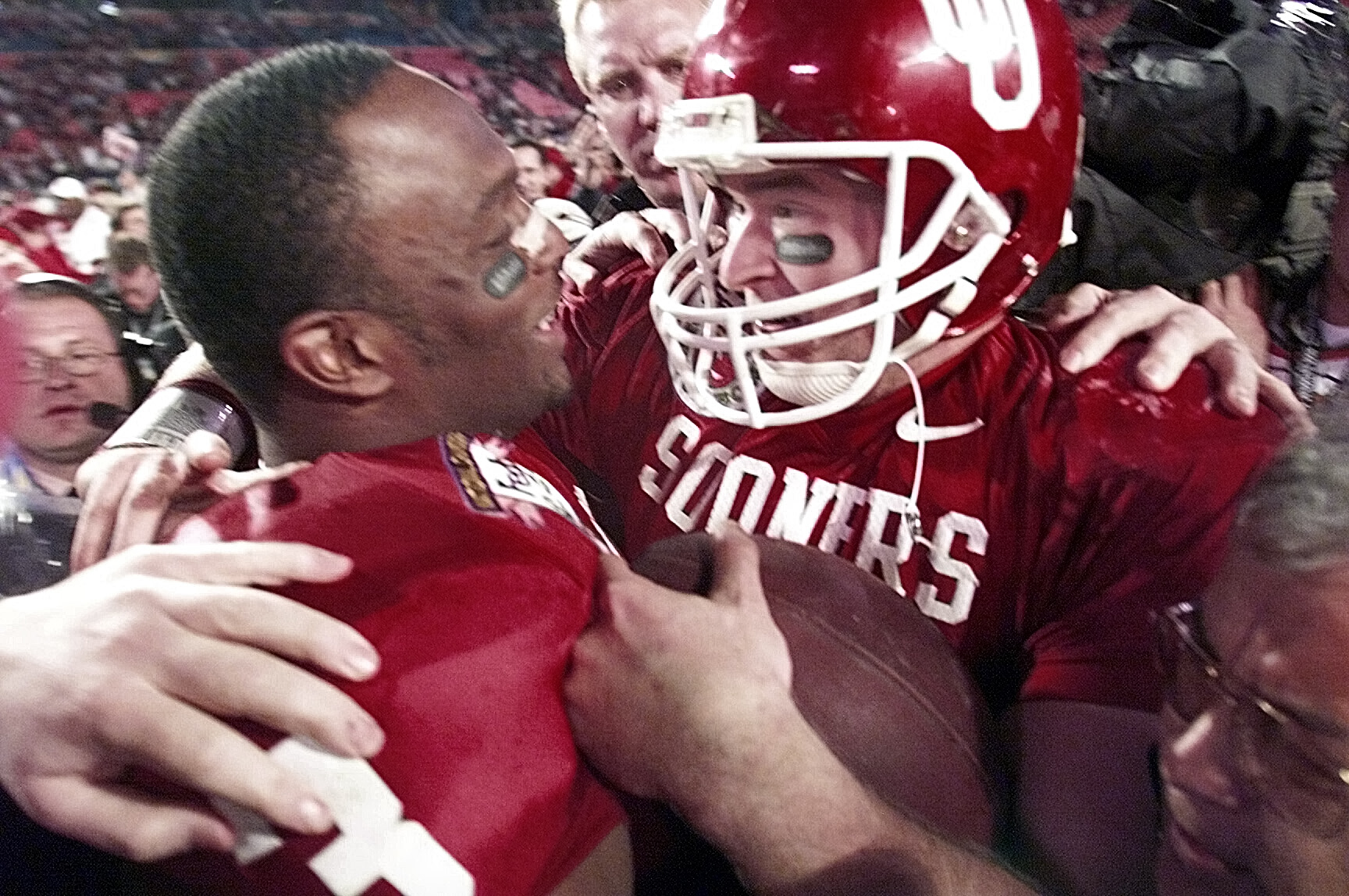 Josh Heupel Josh Norman Oklahoma Sooners Texas Longhorns Red River Rivalry top 10 games NCAA college football