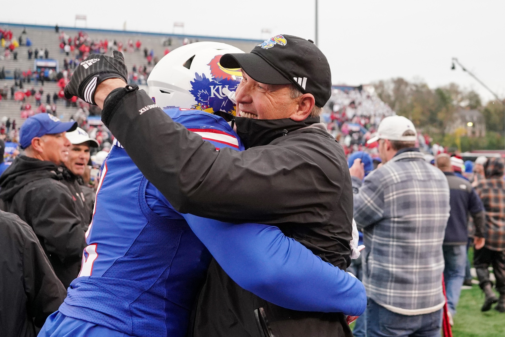 Lance Leipold Kansas Jayhawks Big 12 conference contenders NCAA college football
