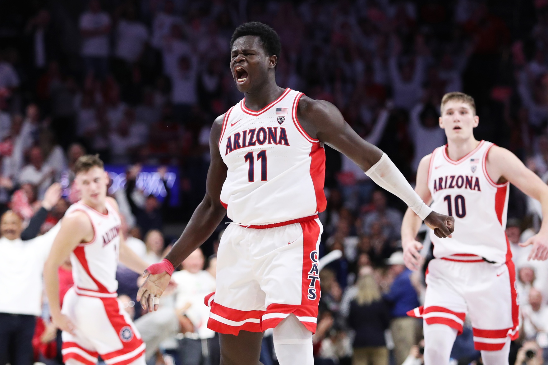 Oumar Ballo Arizona Wildcats 2023-24 college basketball season NCAA Tournament top 10 Final Four teams