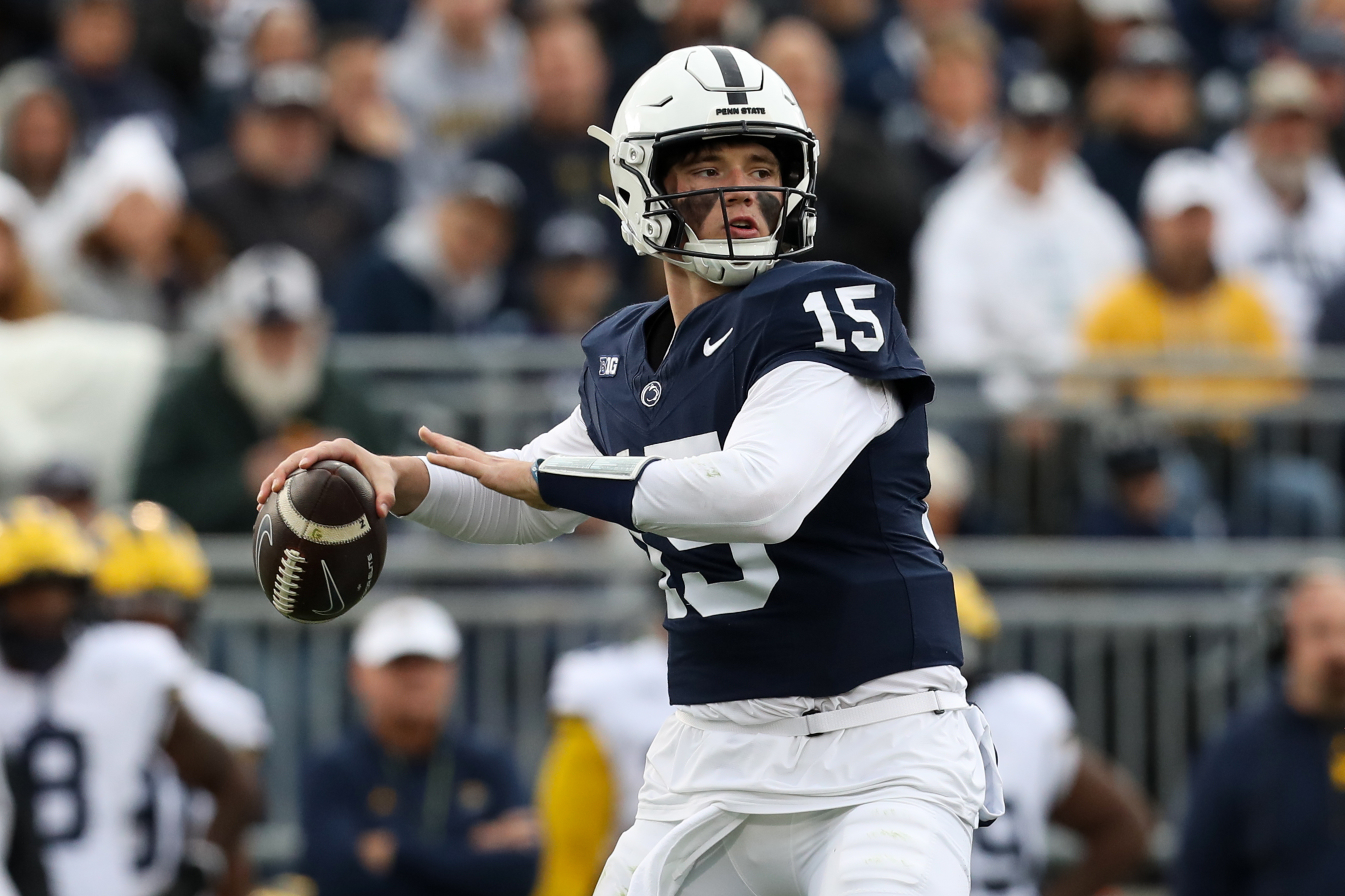 Drew Allar Penn State Nittany Lions NCAA college football 2024 Heisman Trophy favorites