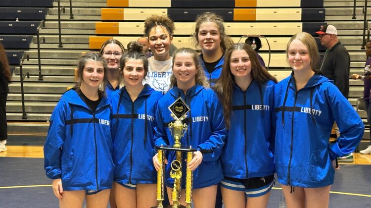 Liberty Lady Jays wrestling making their mark