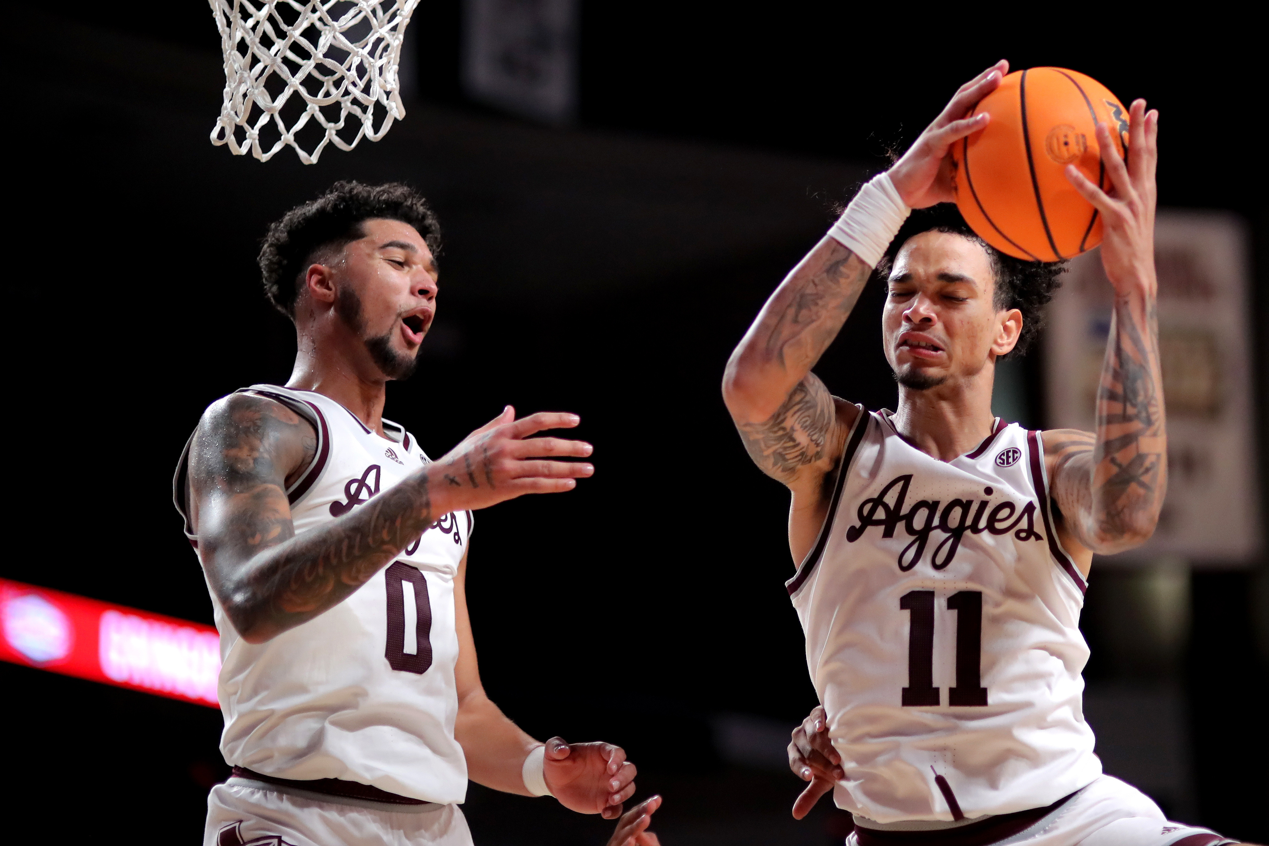 Andersson Garcia Texas A&M Aggies basketball NCAA Tournament March Madness