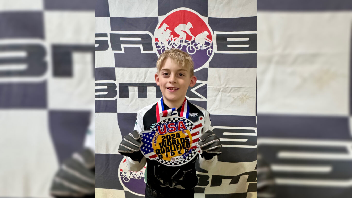Fair Oaks 8-year-old Nathan Larsen to represent Team USA at the 2024 UCI BMX World Championships