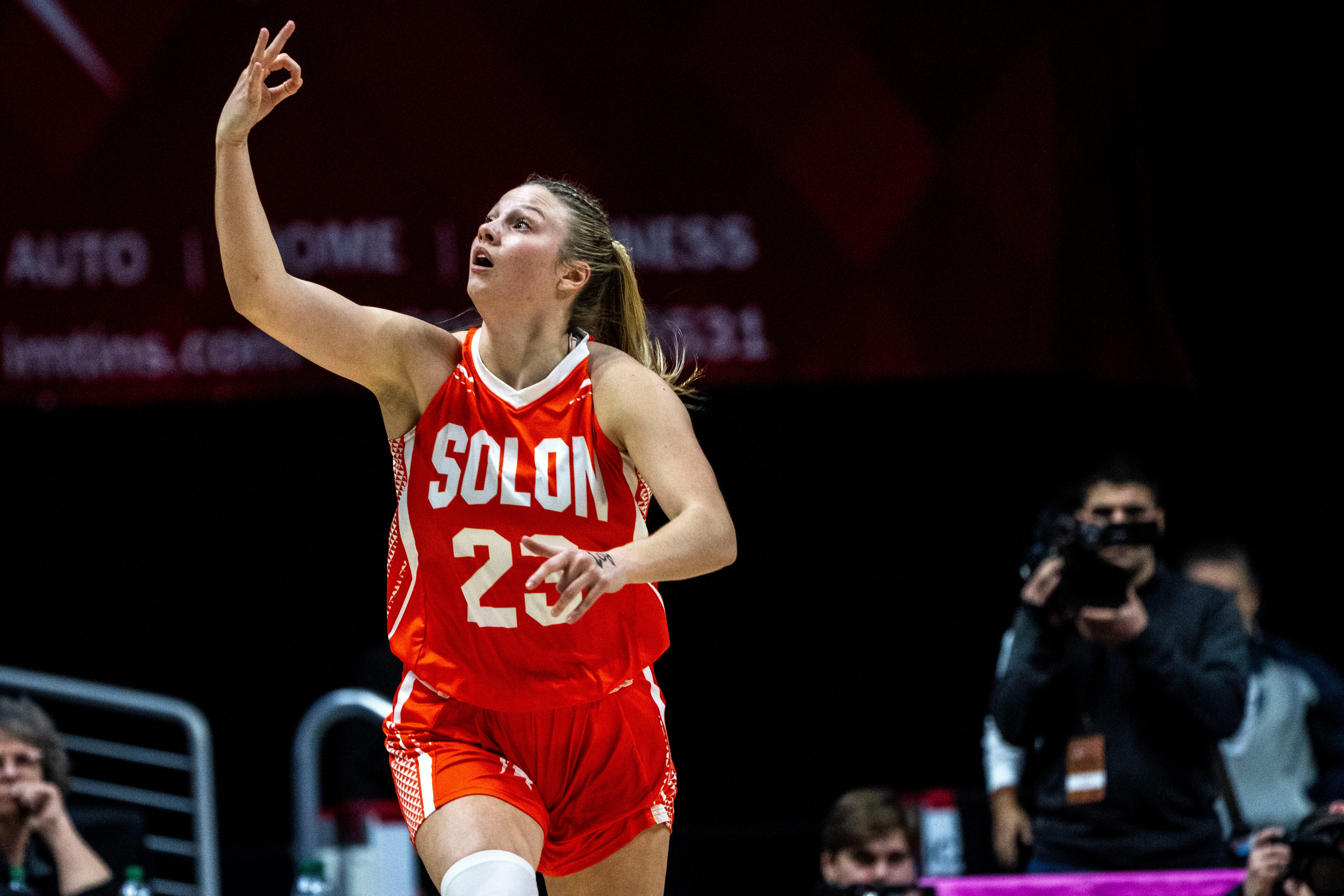 Callie Levin Iowa Hawkeyes women's NCAA college basketball Solon High School Spartans