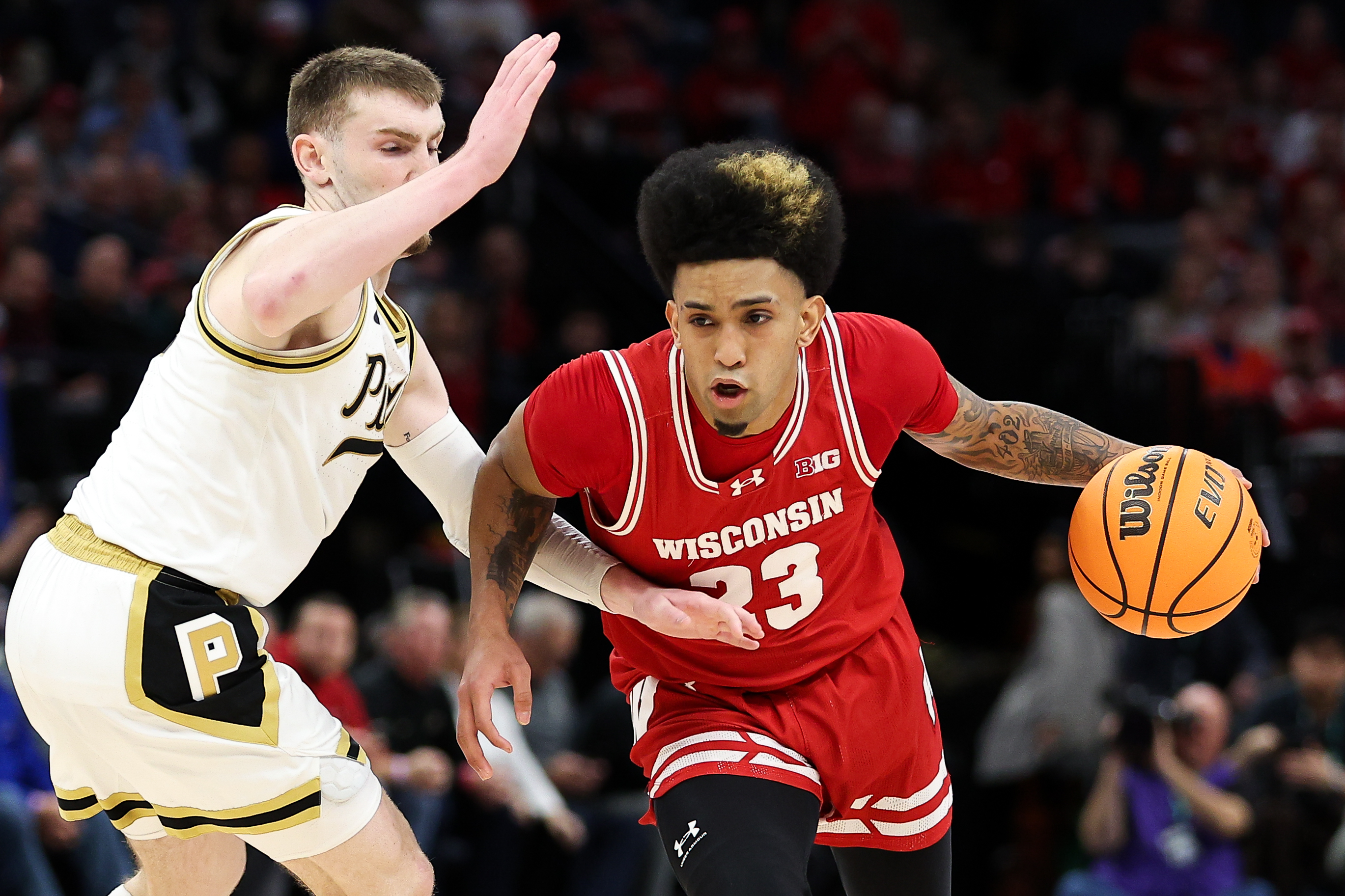 Chucky Hepburn Wisconsin Badgers 2024 NCAA men's college basketball transfer portal landing spots Creighton Bluejays