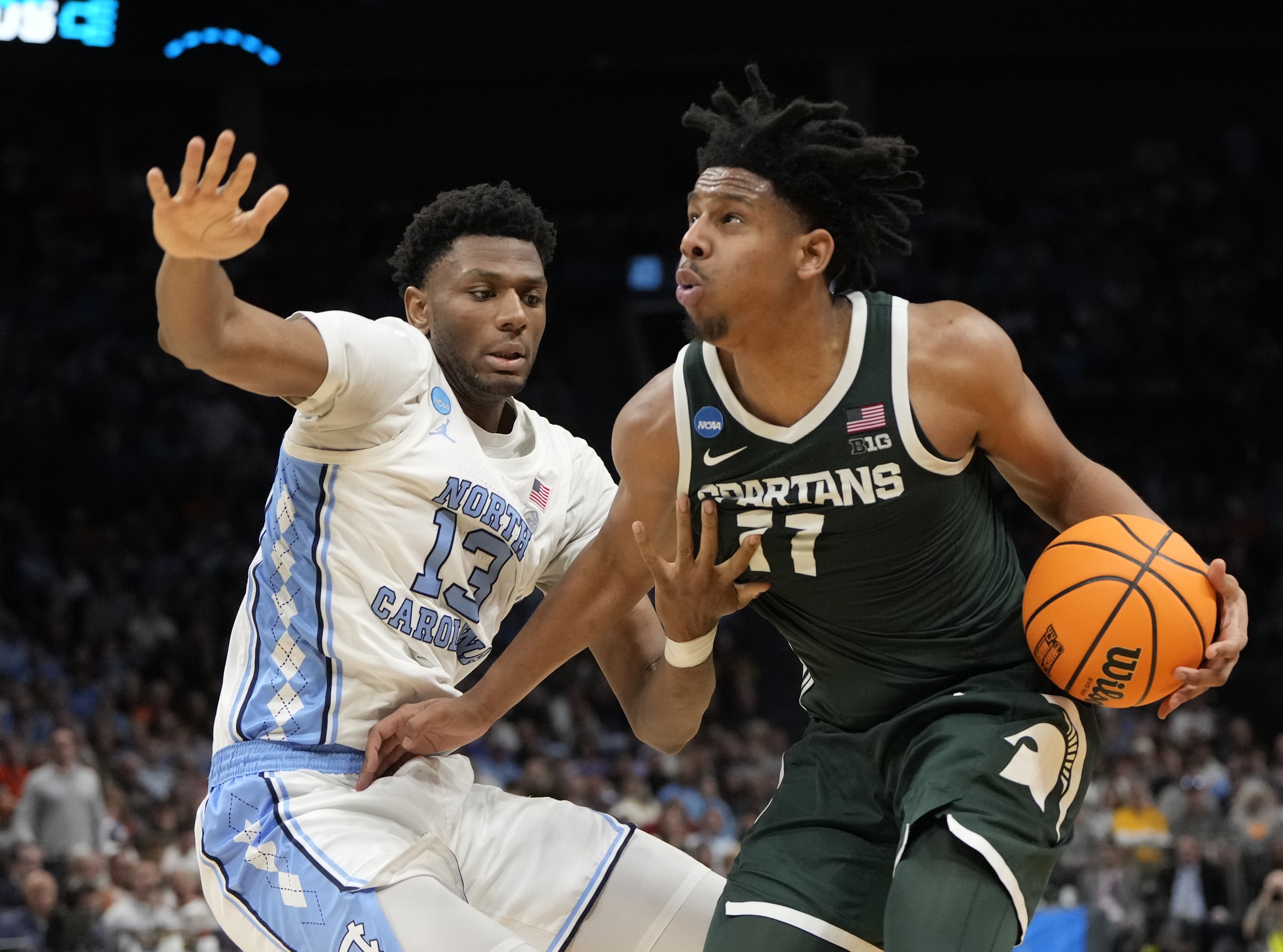 A.J. Hoggard Michigan State Spartans 2024 NCAA men's college basketball transfer portal landing spots Ole Miss Rebels