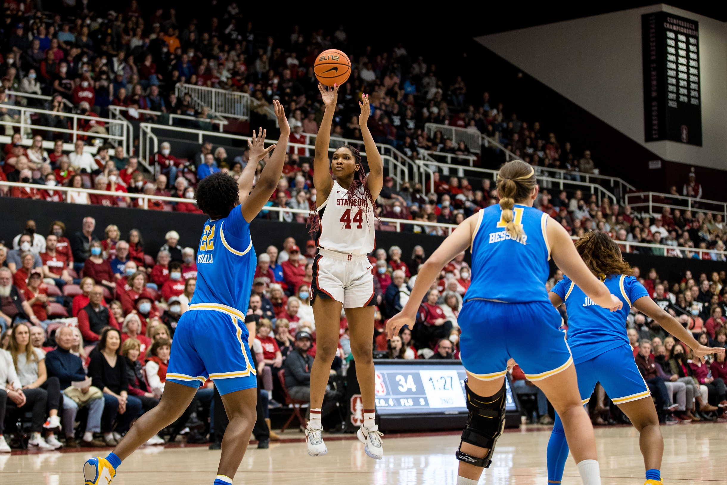 Kiki Iriafen Stanford Cardinal 2024 NCAA women's college basketball transfer portal landing spots UCLA Bruins