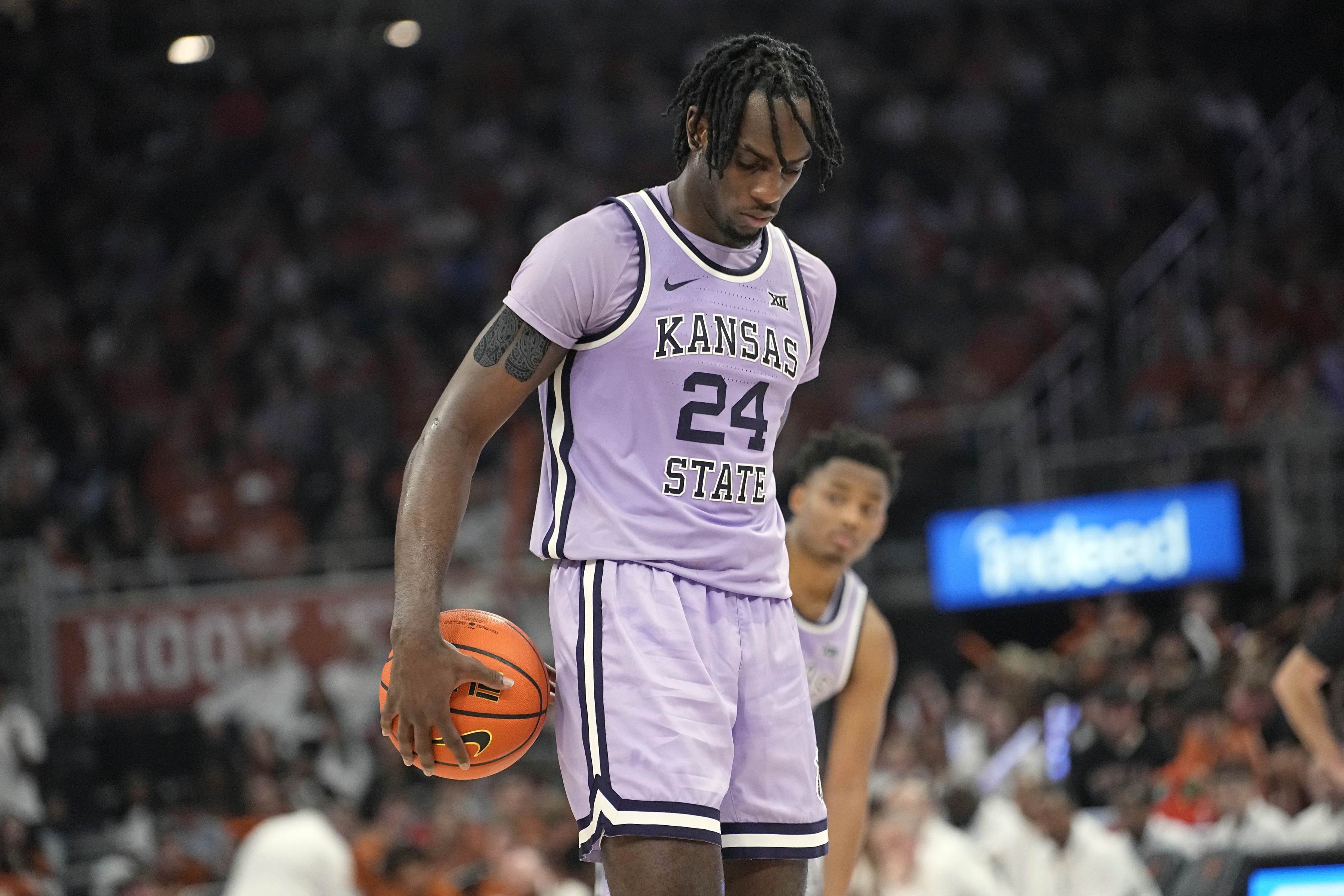 Arthur Kaluma Kansas State Wildcats 2024 NCAA men's college basketball transfer portal landing spots Arizona Wildcats