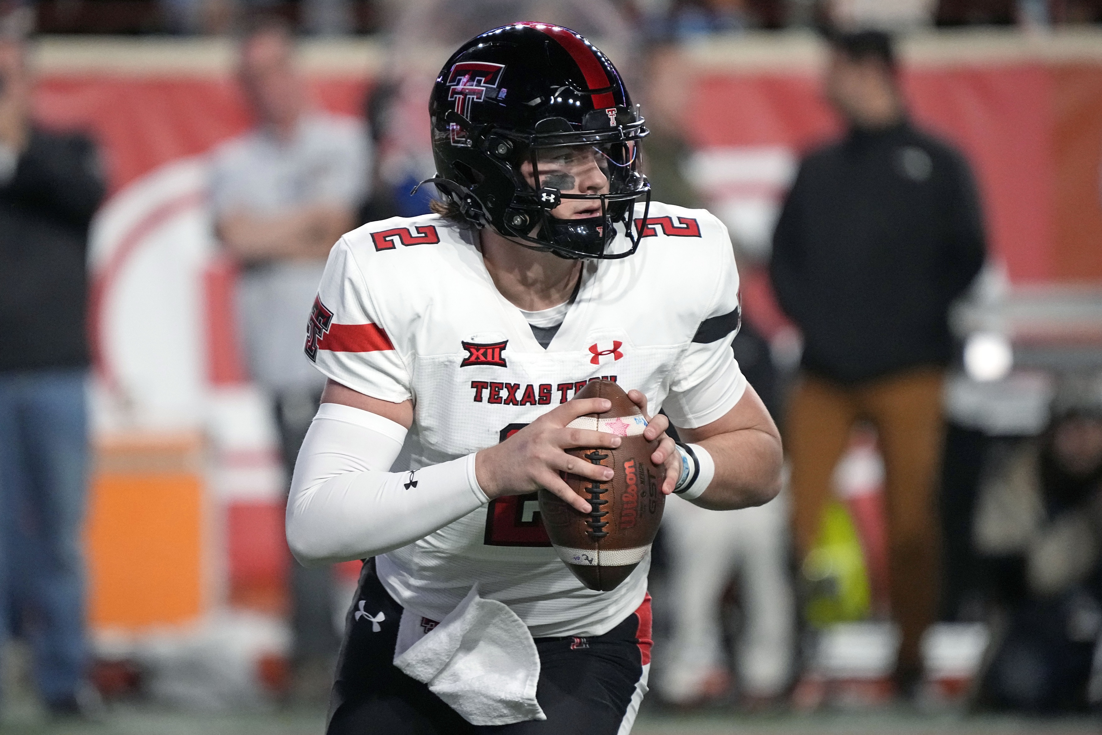 Behren Morton Texas Tech Red Raiders 2024 NCAA college football season Big 12 quarterback rankings