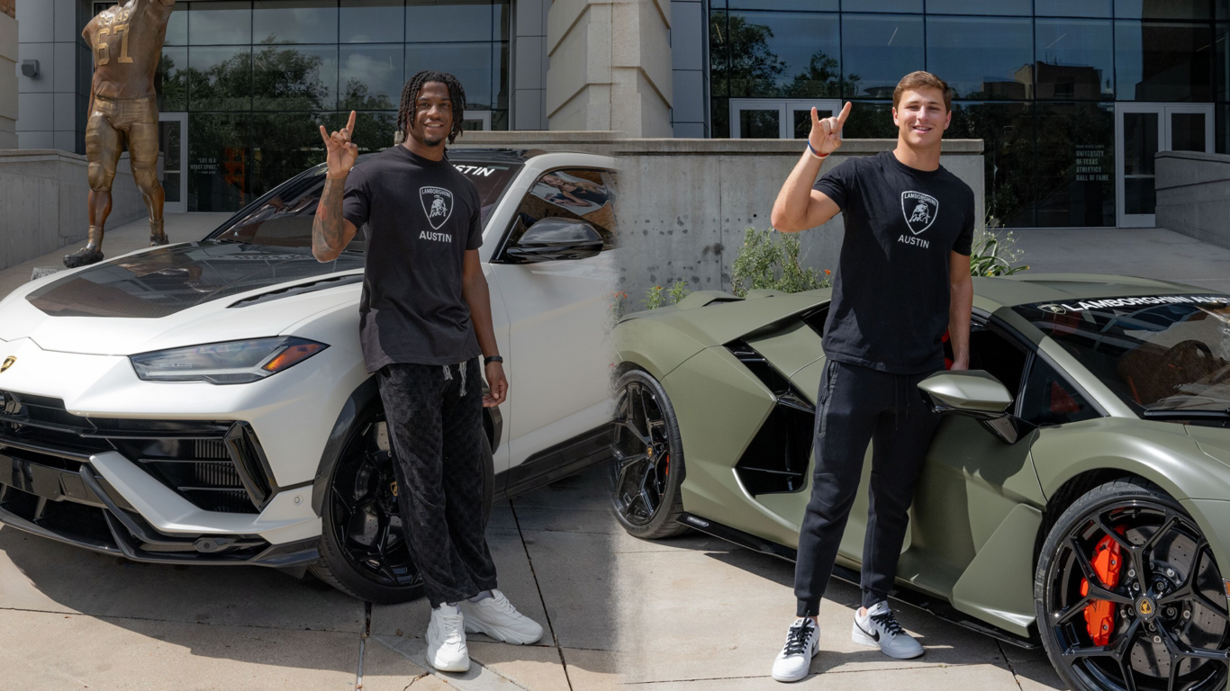 Two Texas Longhorn football stars score Lamborghini NIL deal