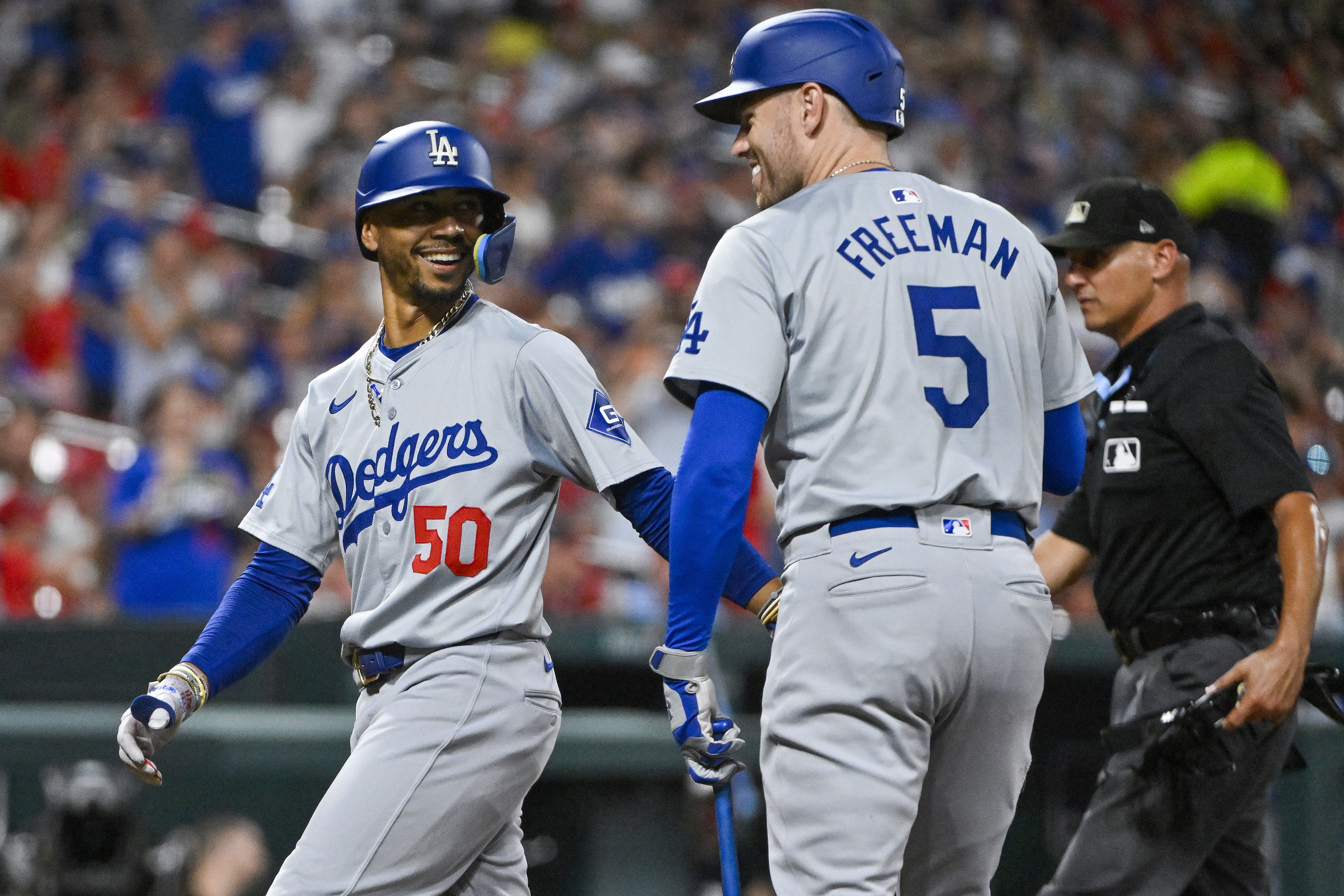 Mookie Betts and Freddie Freeman Los Angeles Dodgers 2024 MLB postseason playoff National League NL teams World Series