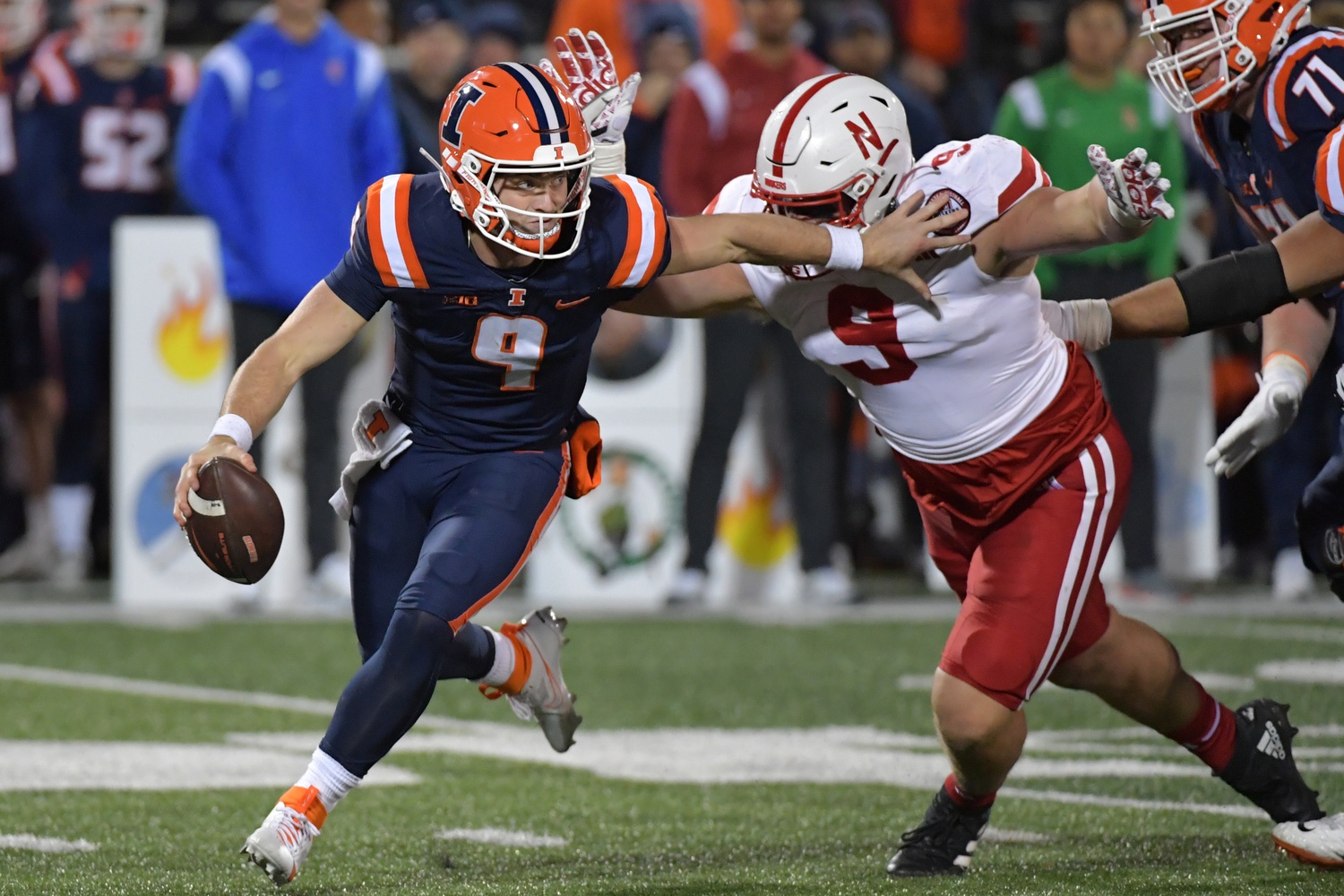 Luke Altmyer Illinois Fighting Illini Ty Robinson Nebraska Cornhuskers 2024 NCAA college football season Week 4 top matchups