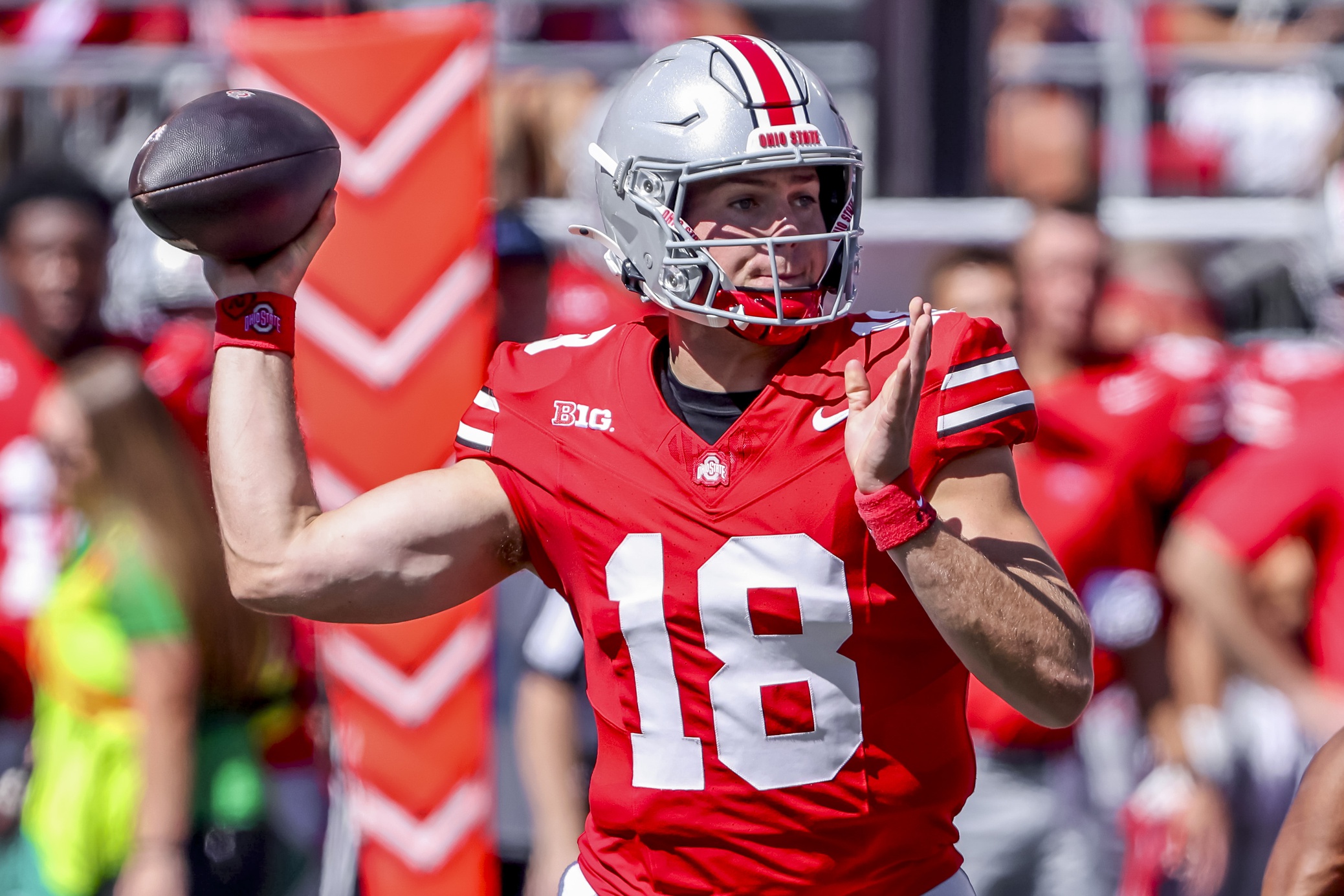 Will Howard Ohio State Buckeyes Iowa Hawkeyes 2024 NCAA college football season Week 6 top matchups
