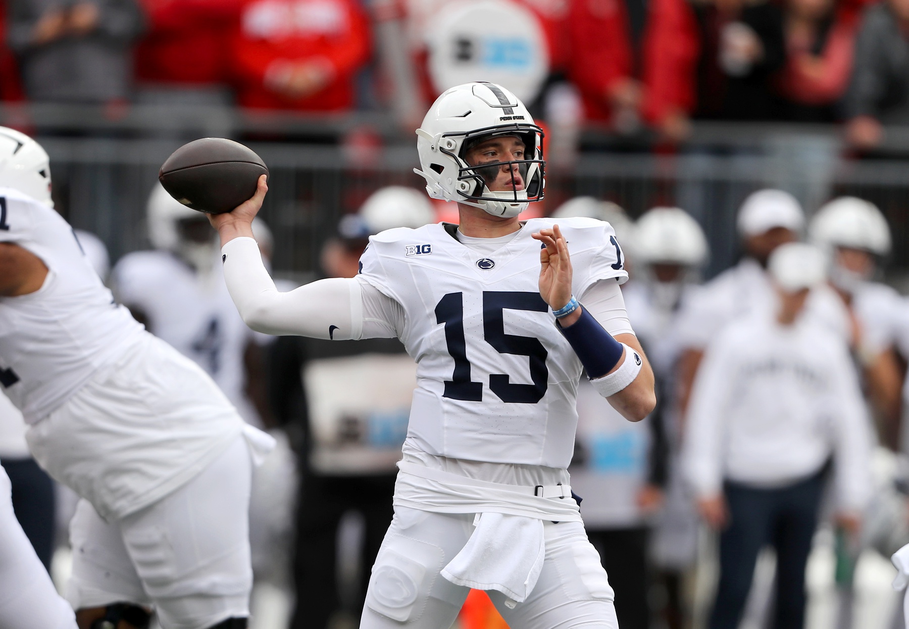 Drew Allar Penn State Nittany Lions Ohio State Buckeyes 2024 NCAA college football season Week 10 top matchups