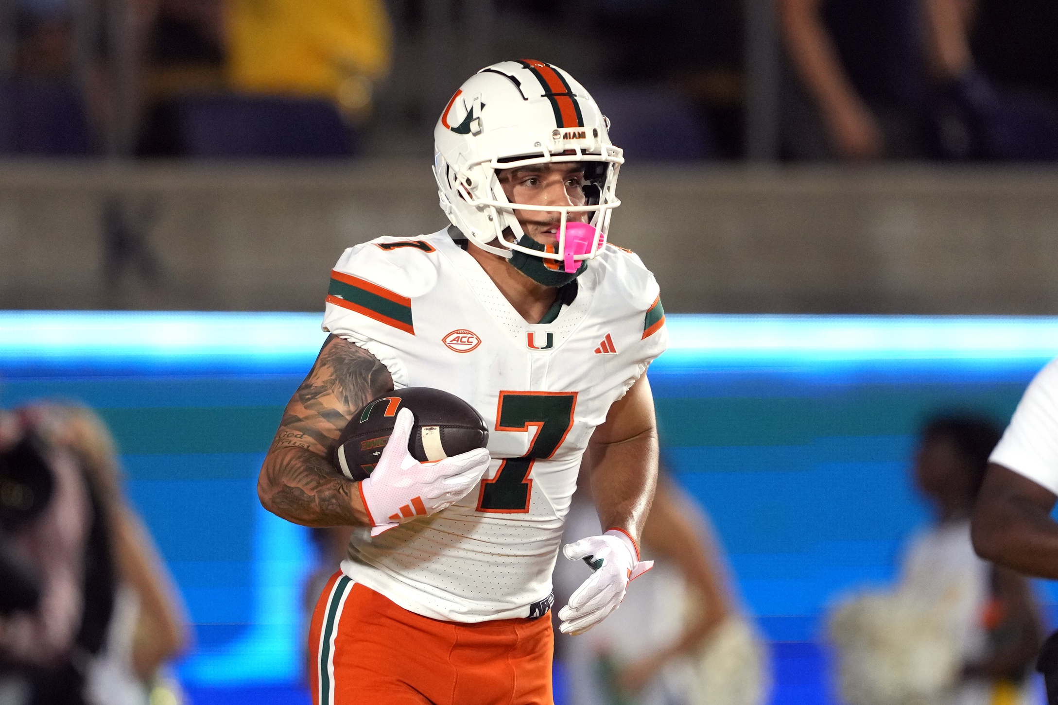 Xavier Restrepo Miami Hurricanes 2024 NCAA college football season top wide receivers Biletnikoff Award
