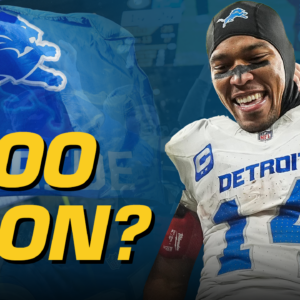 The Detroit Lions are not peaking early