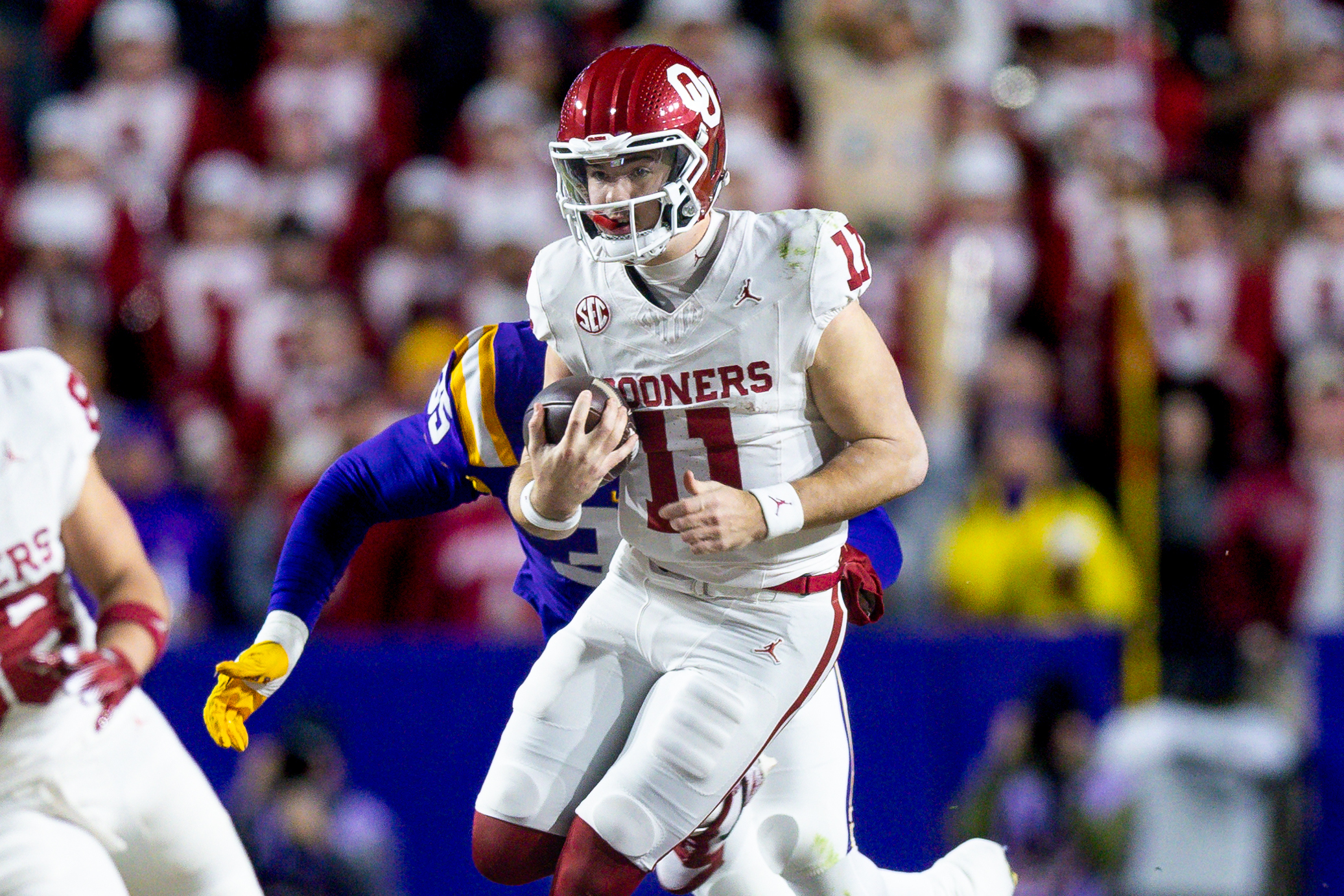 Jackson Arnold Oklahoma Sooners NCAA college football transfer portal landing spots TCU Horned Frogs