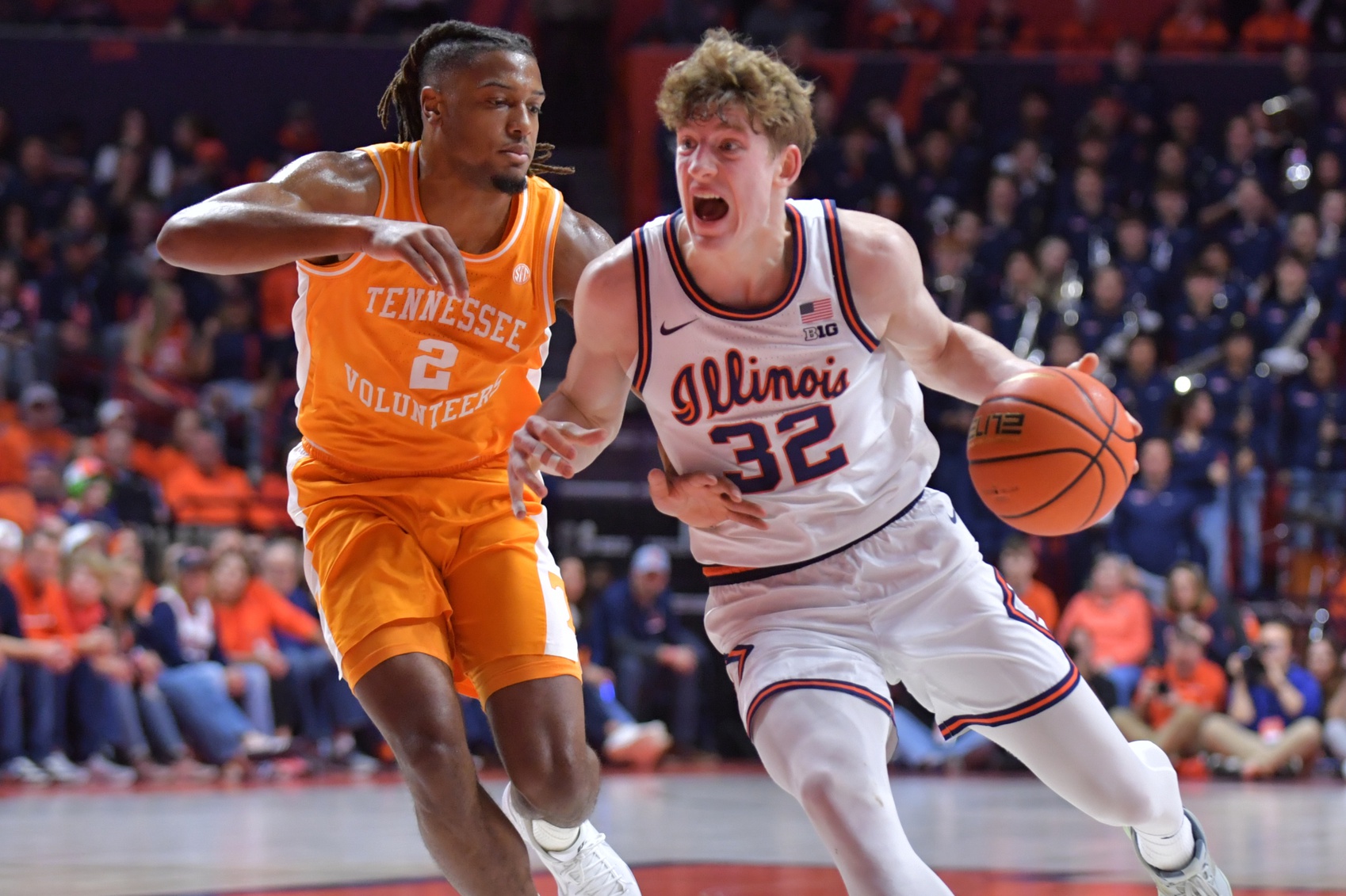 Kasparas Jakucionis Illinois Fighting Illini 2024-25 Big Ten NCAA men's college basketball season