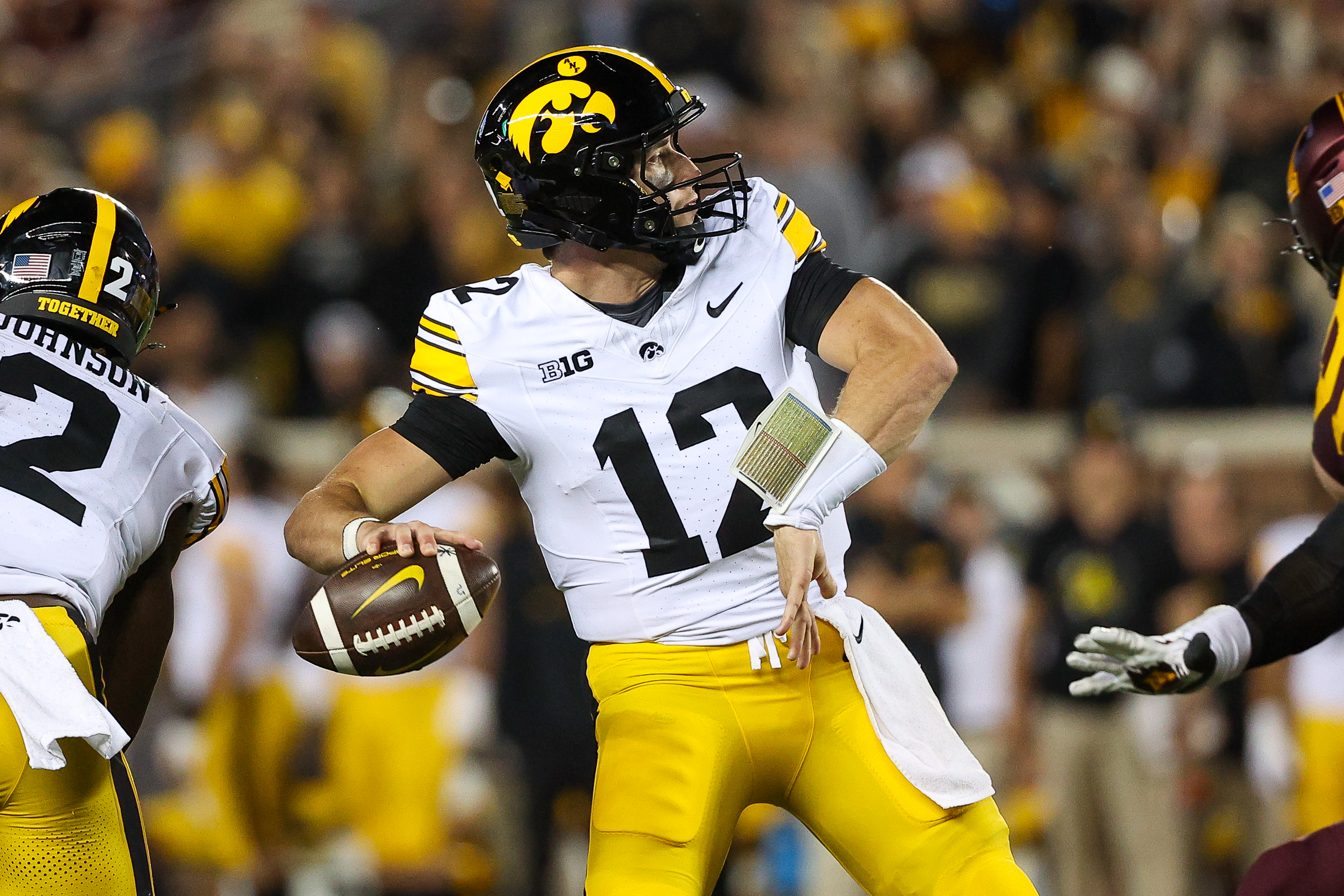 Cade McNamara Iowa Hawkeyes NCAA college football transfer portal landing spots UNLV Rebels