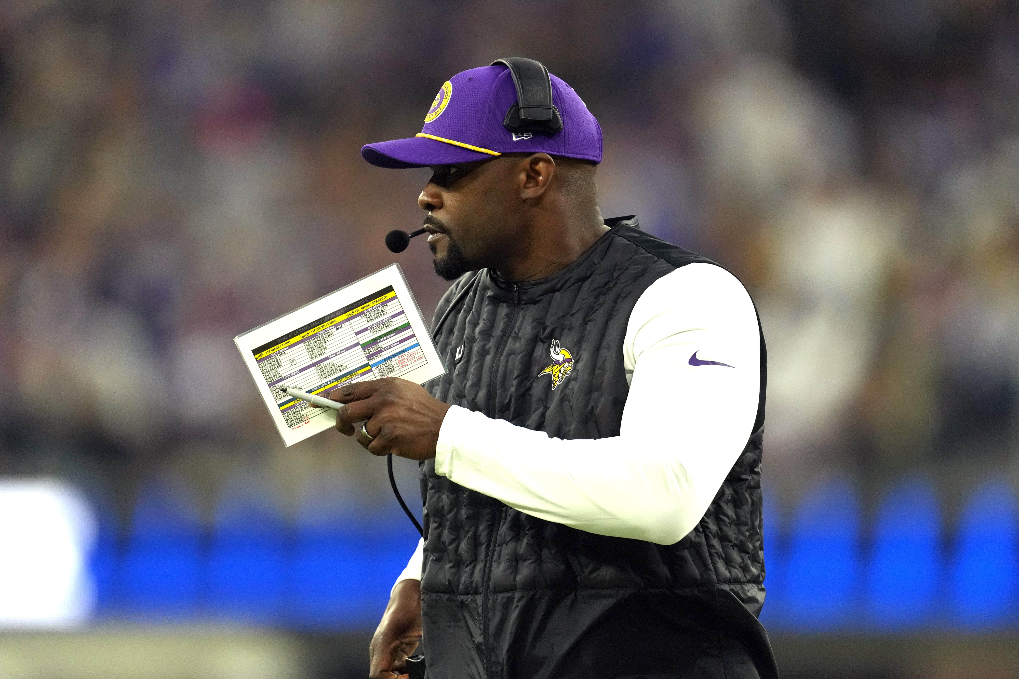 Brian Flores Minnesota Vikings 2025 NFL head coach candidates