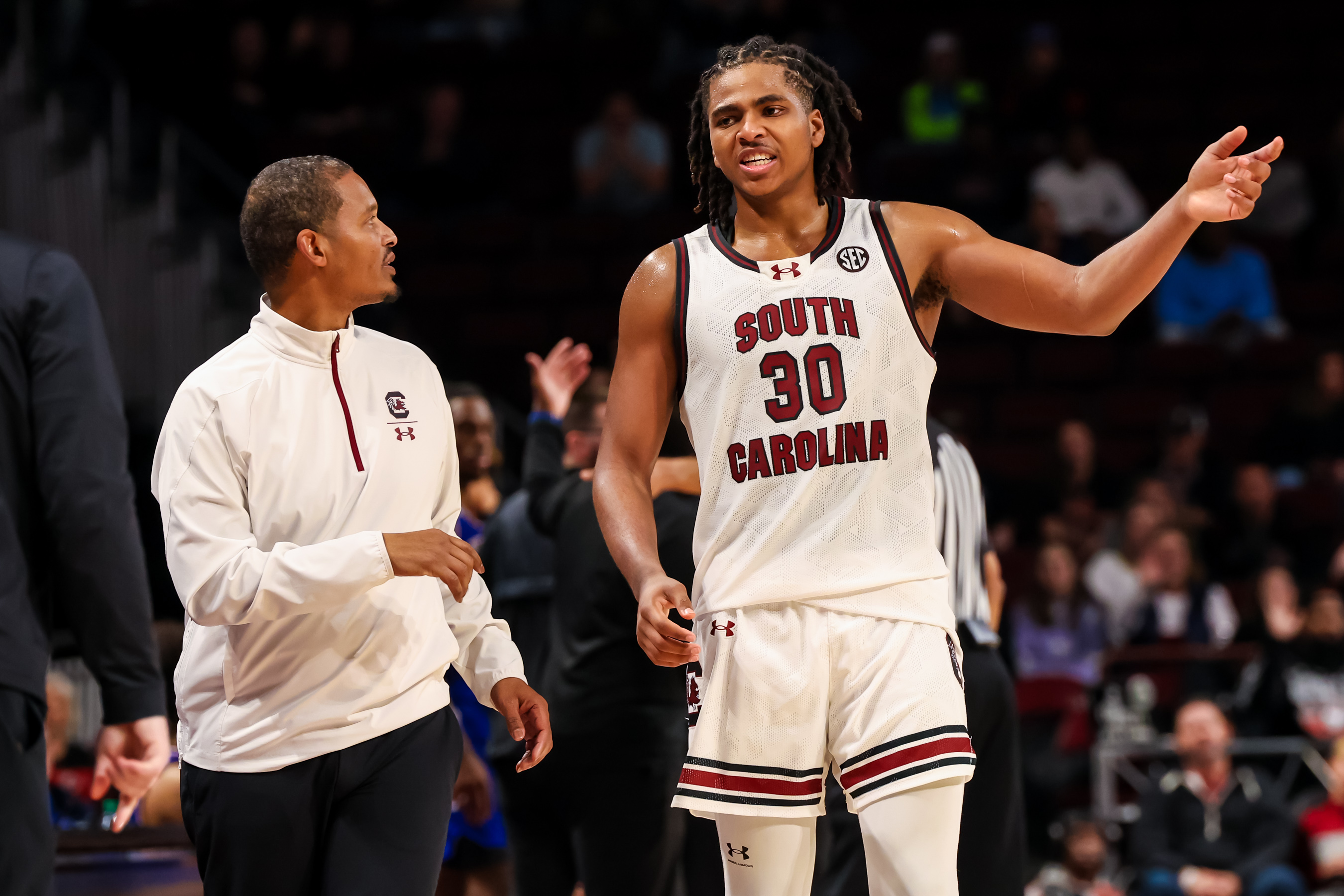 Collin Murray-Boyles Lamont Paris South Carolina Gamecocks 2024-25 SEC NCAA men's college basketball season