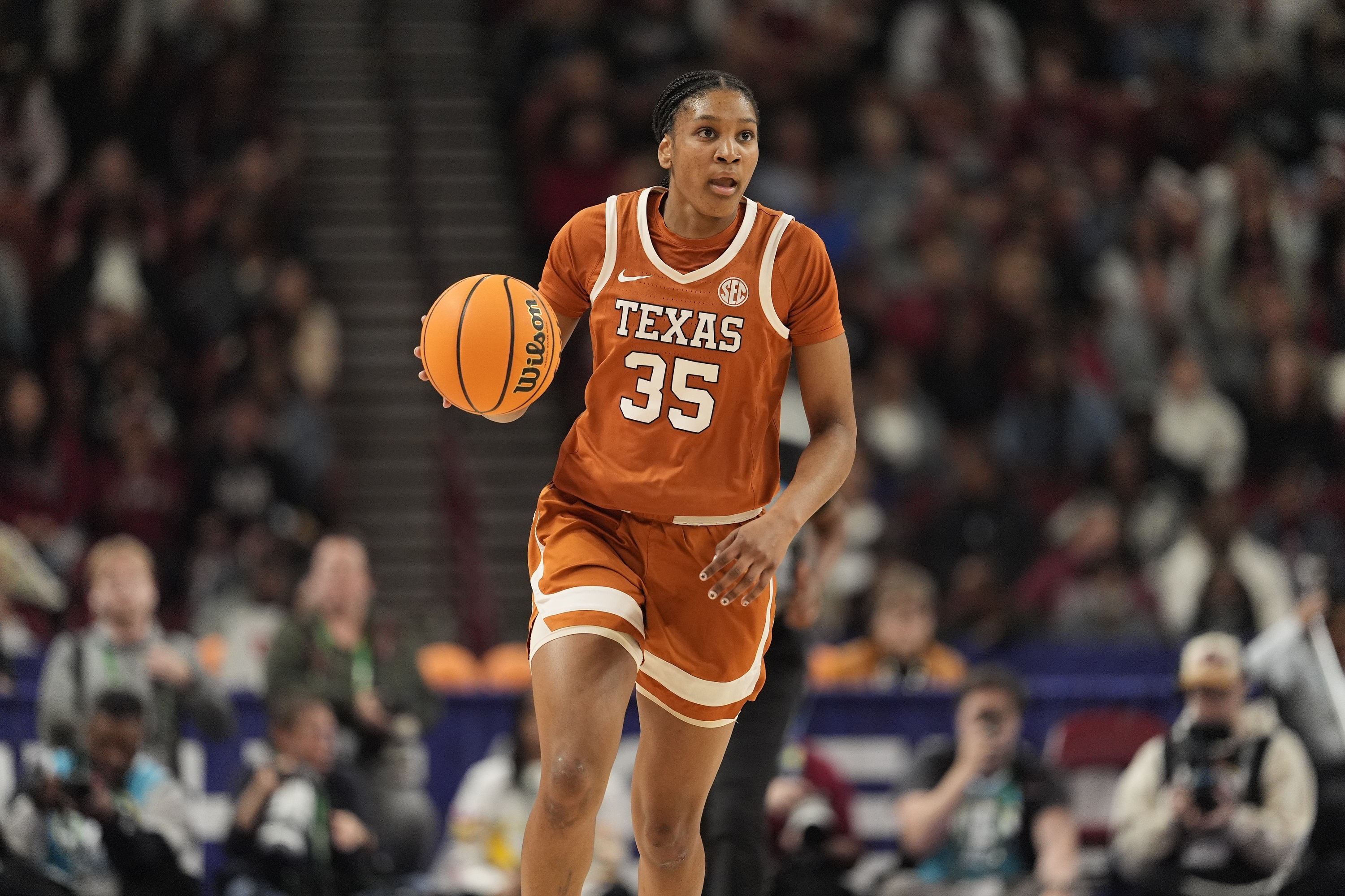 Madison Booker Texas Longhorns 2025 NCAA women's college basketball tournament most impactful players