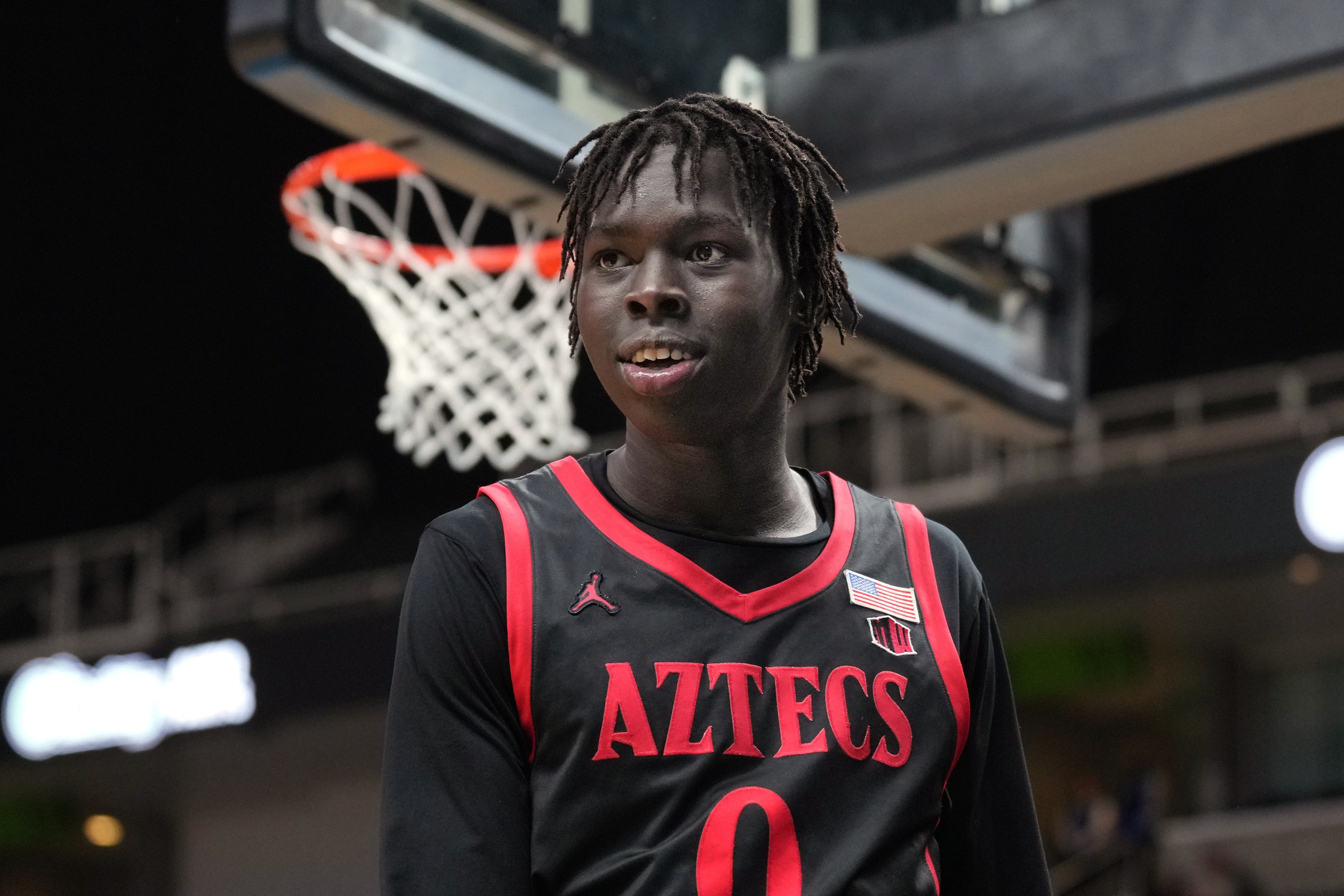 Magoon Gwath San Diego State Aztecs NCAA men's college basketball transfer portal landing spots Texas Tech Red Raiders