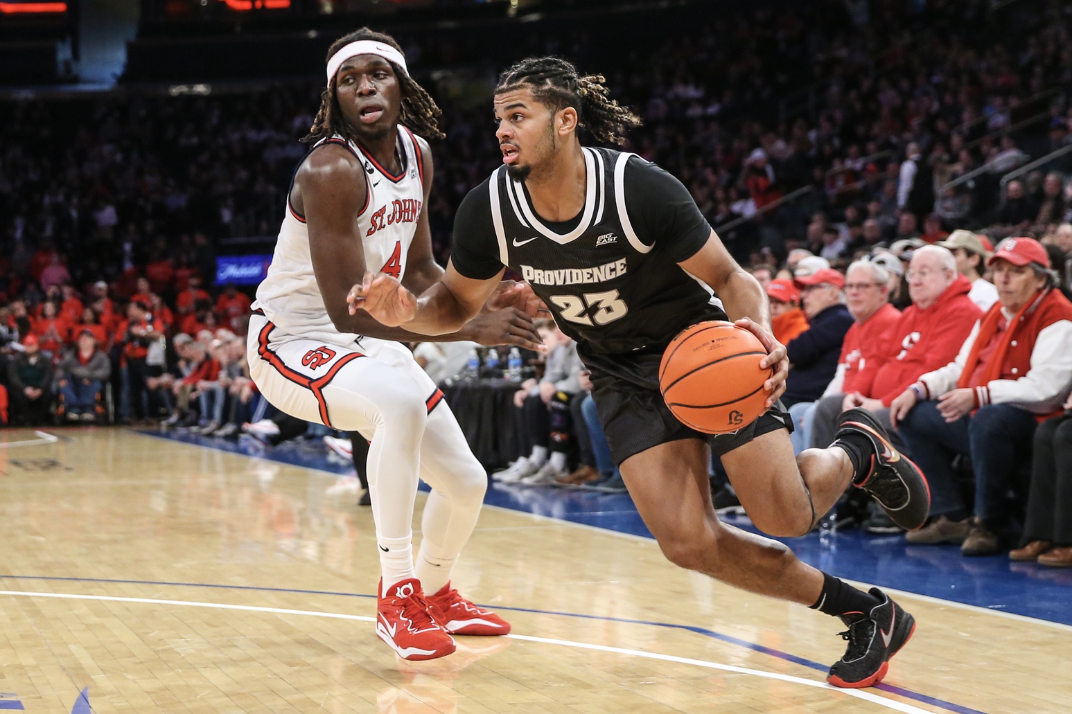 Bryce Hopkins Providence Friars NCAA men's college basketball transfer portal landing spots St. John's Red Storm