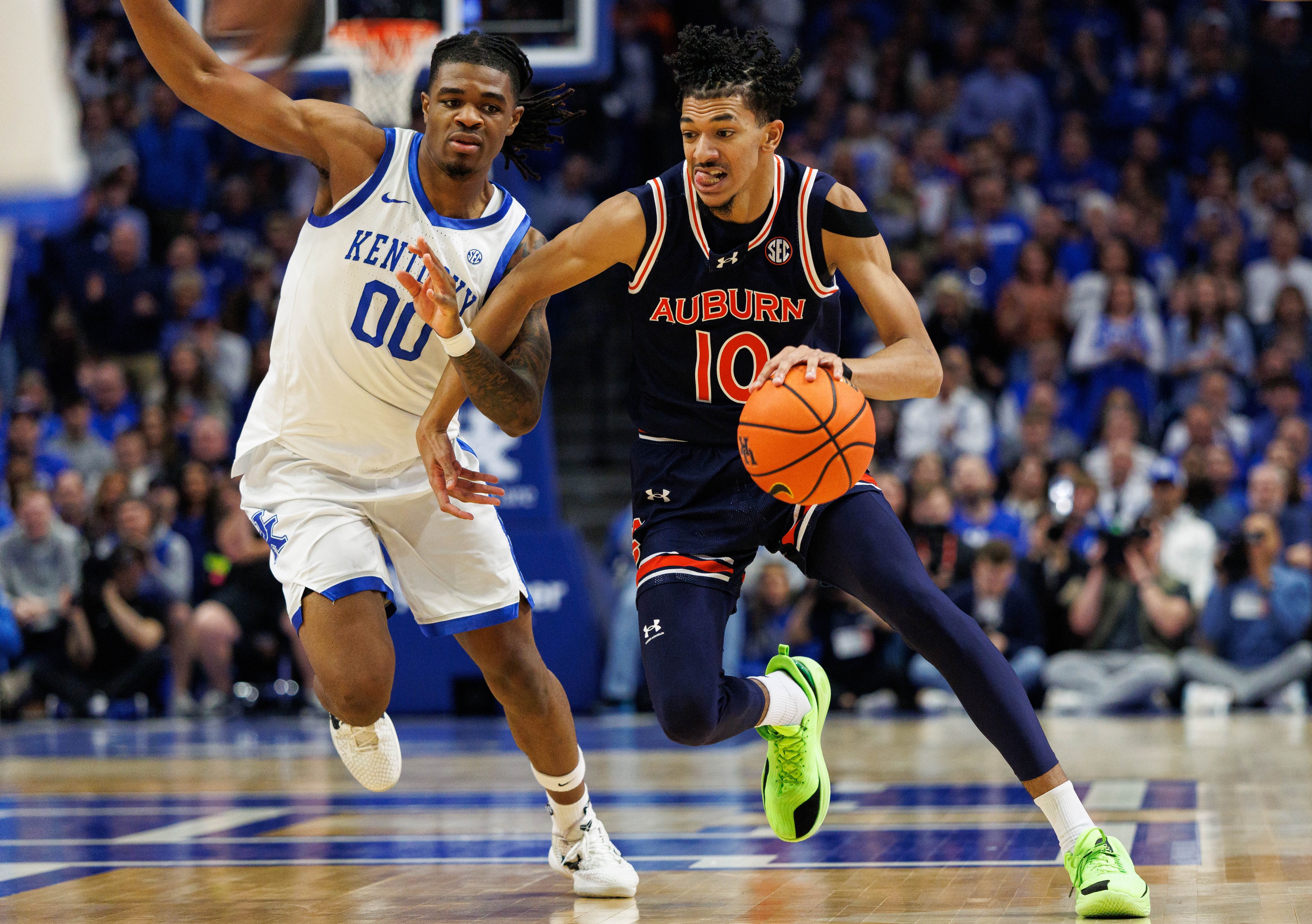 Chad Baker-Mazara Auburn Tigers NCAA men's college basketball transfer portal landing spots Kentucky Wildcats