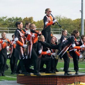 Bellbrook Marching Eagles throw ‘CAUTION’ to the wind